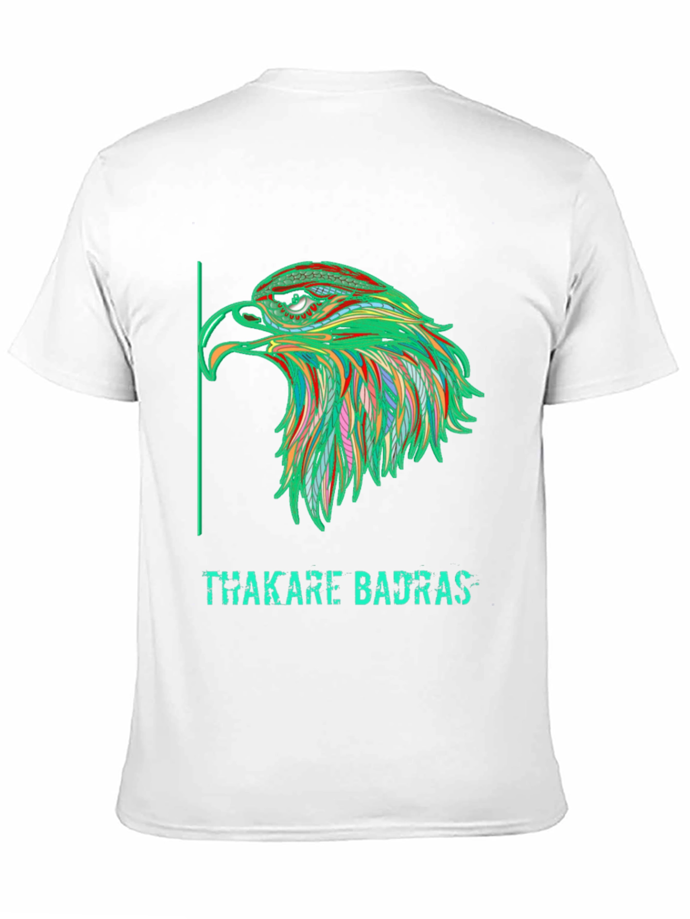 Bold Eagle Graphic Print Black T-Shirt