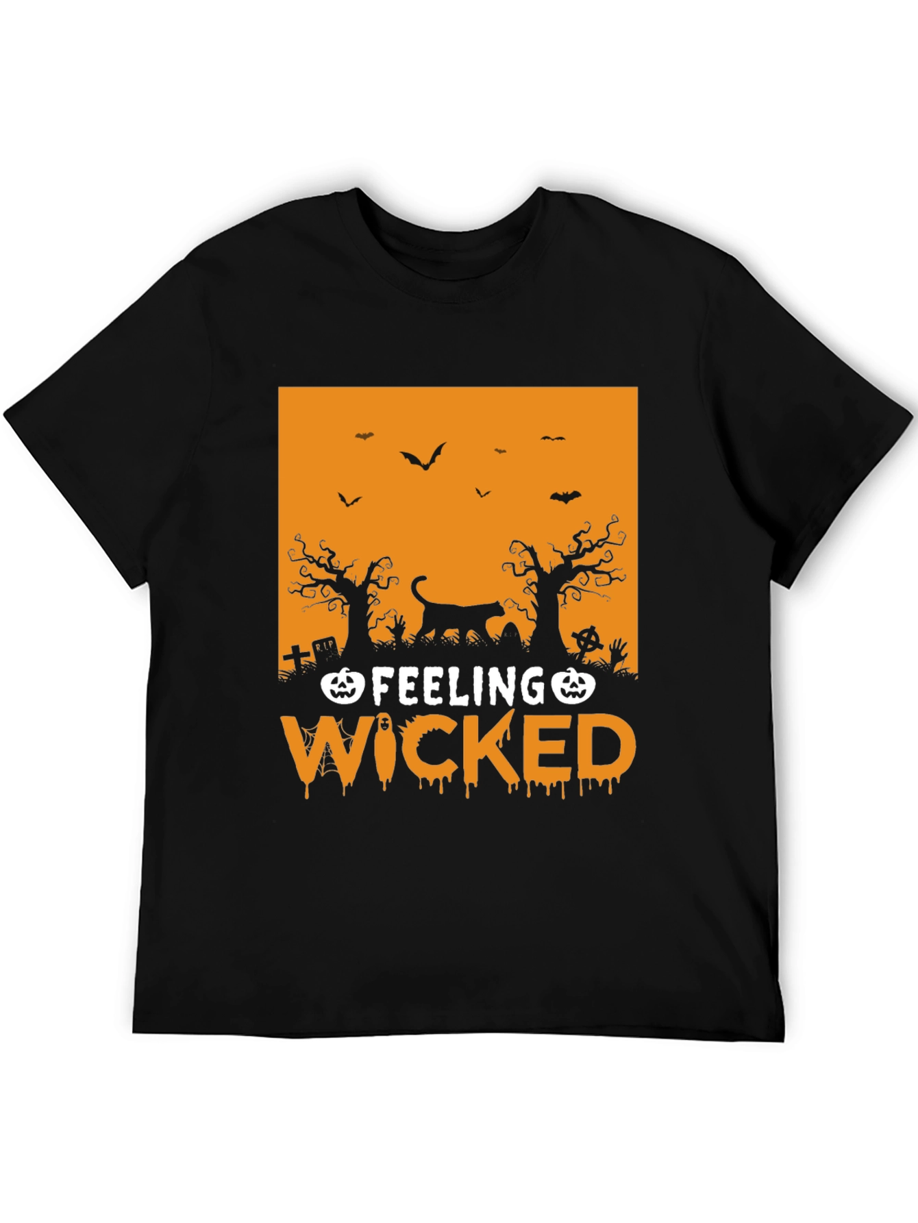 Feeling Wicked Halloween Graphic T-Shirt