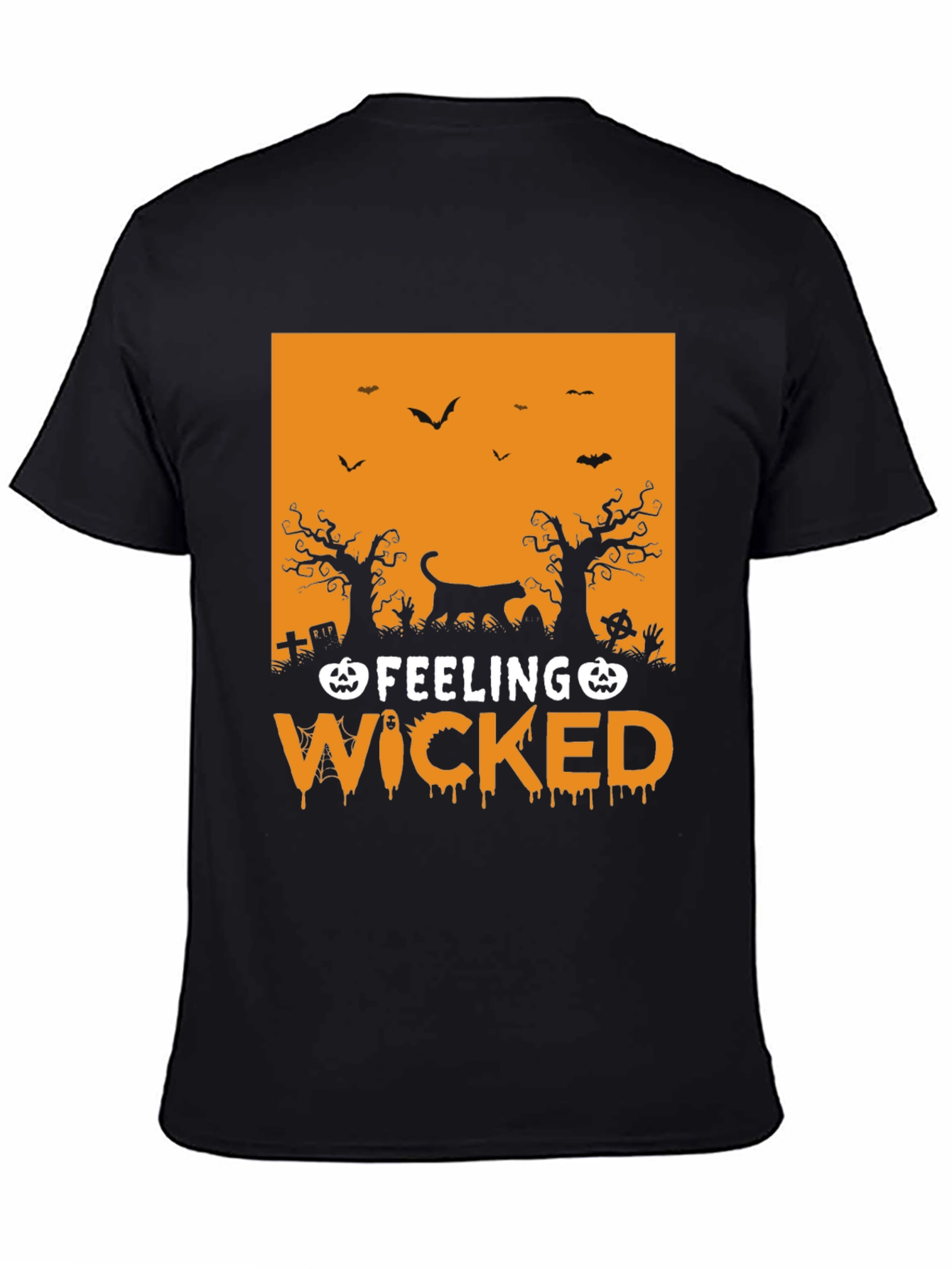 Feeling Wicked Halloween Graphic T-Shirt