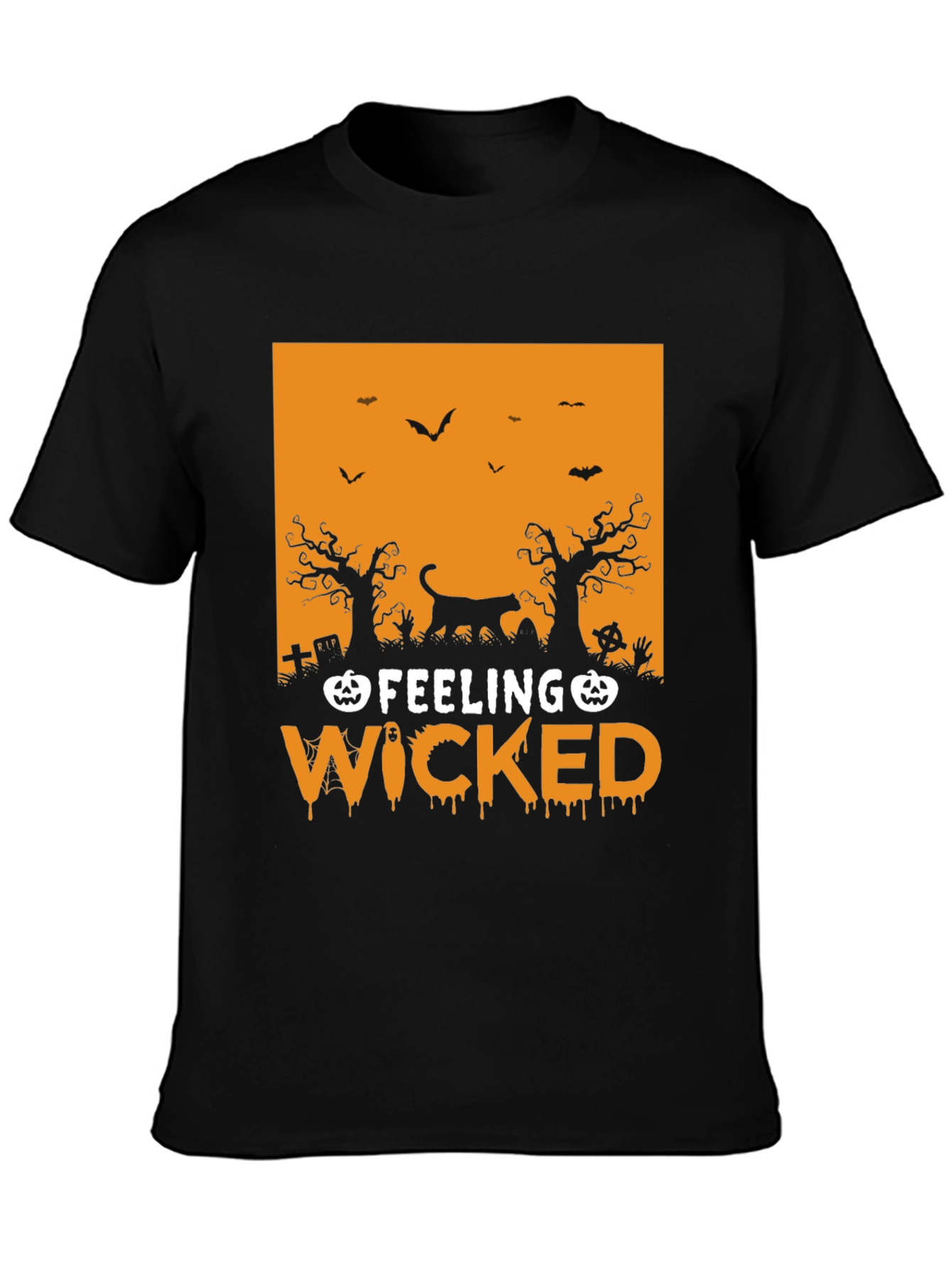 Feeling Wicked Halloween Graphic T-Shirt