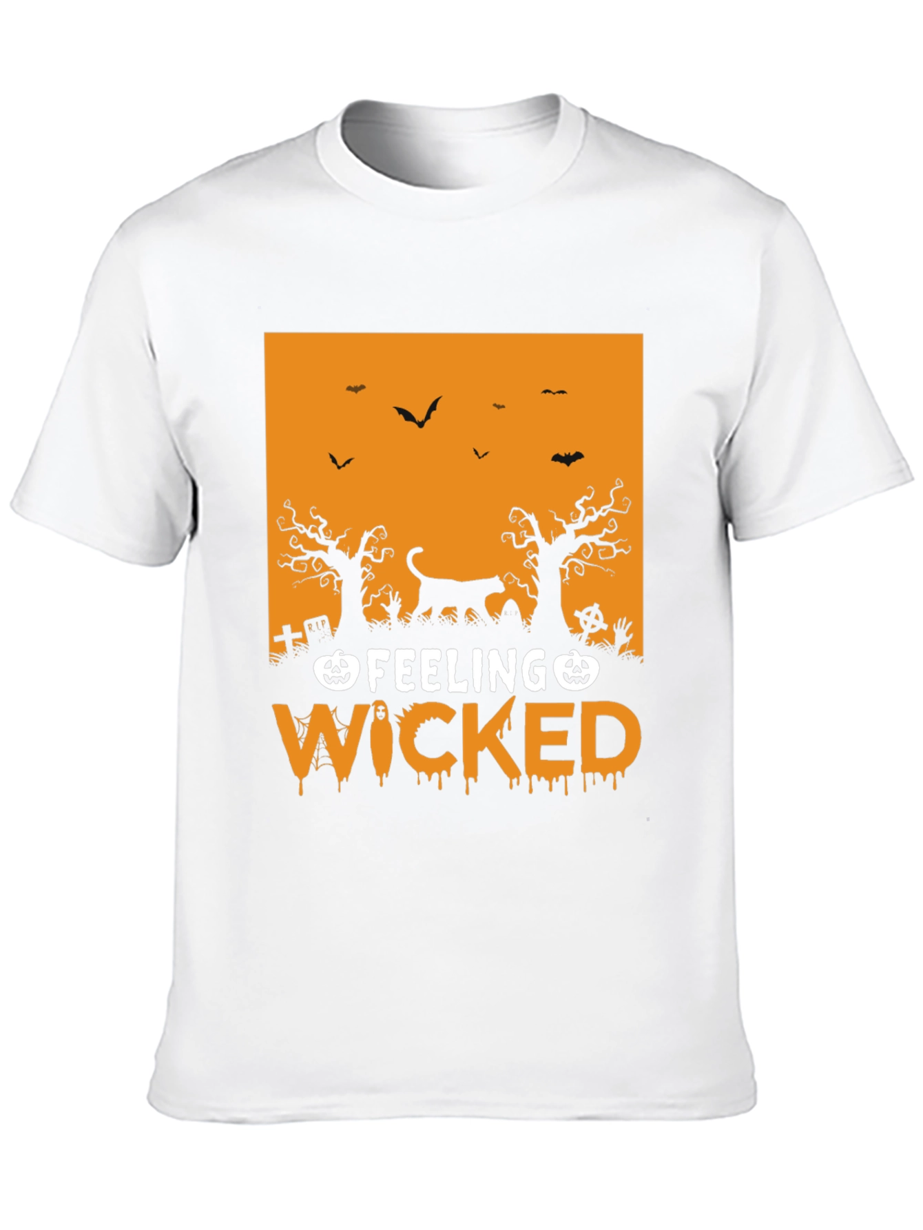 Feeling Wicked Halloween Graphic T-Shirt