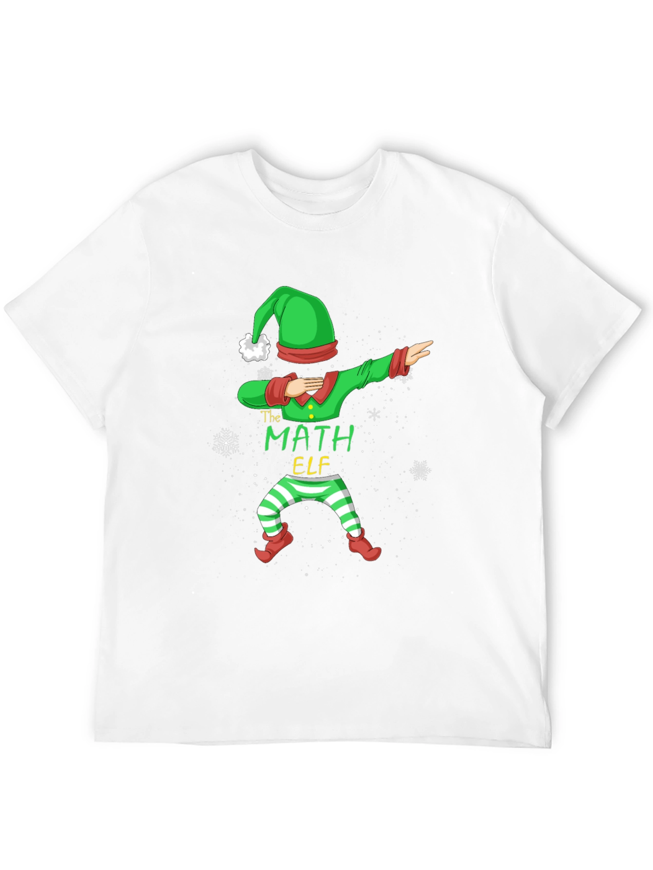 Math Elf Dabbing Christmas T-Shirt
