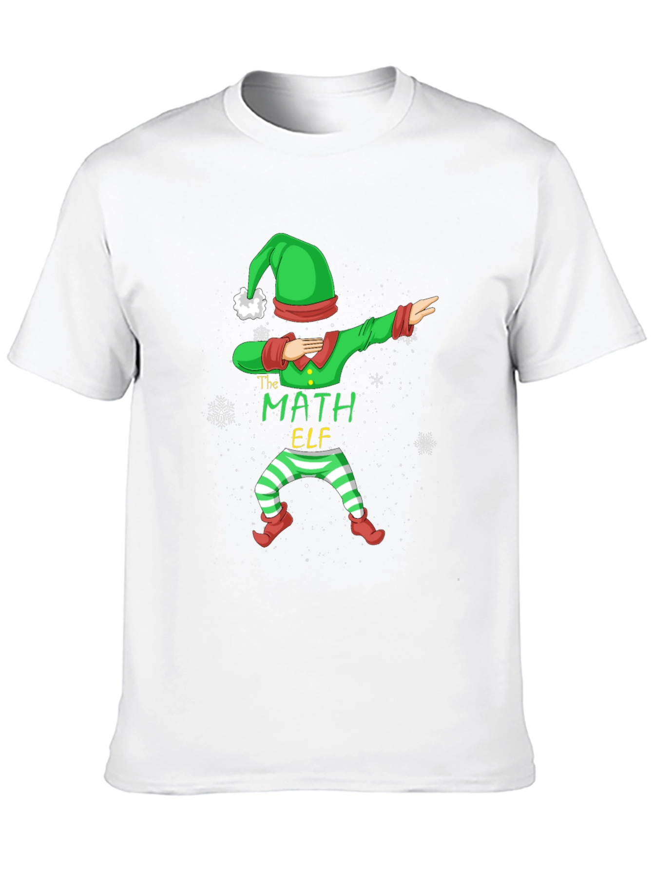 Math Elf Dabbing Christmas T-Shirt