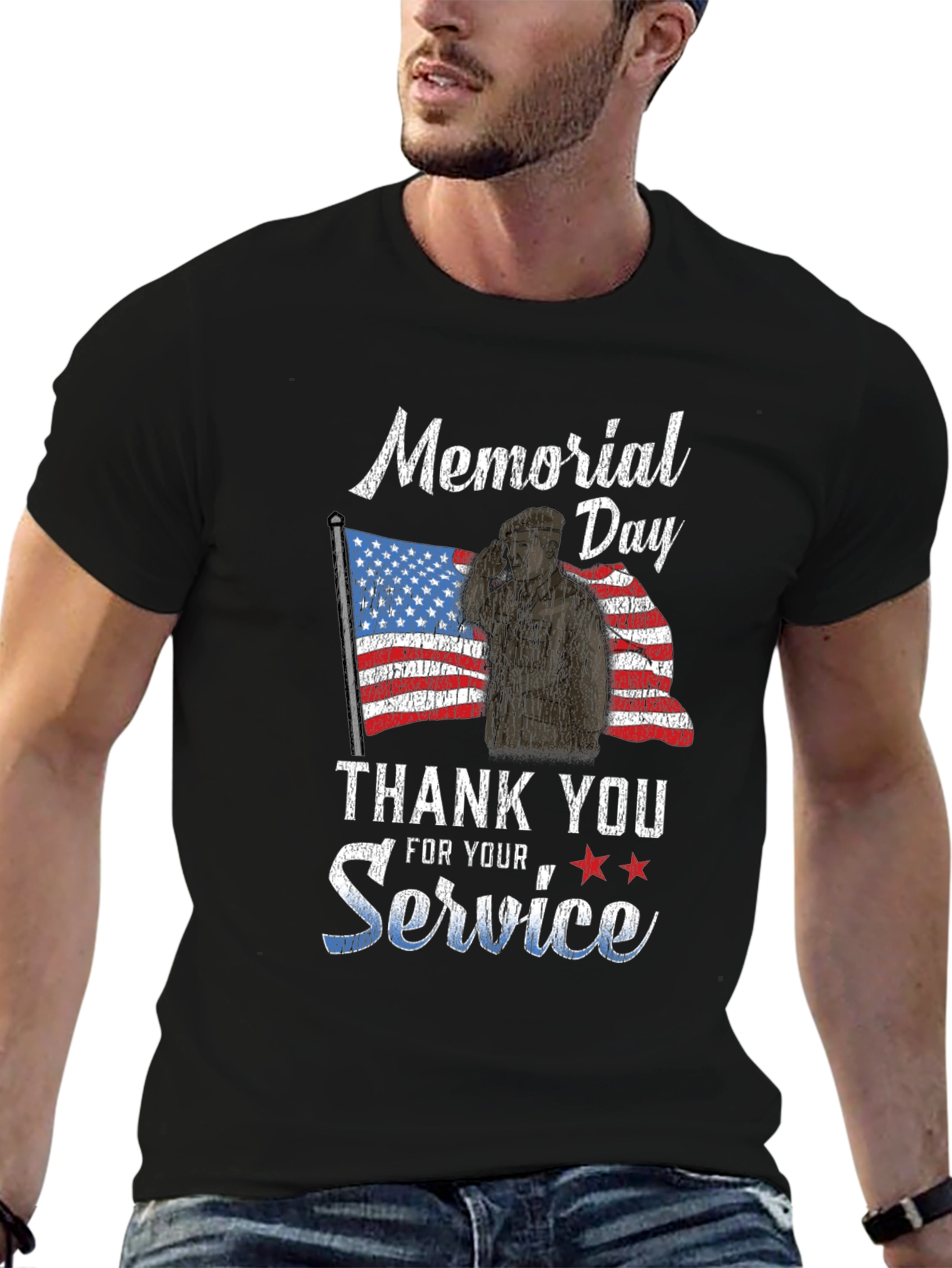Memorial Day Thank You Service T-Shirt