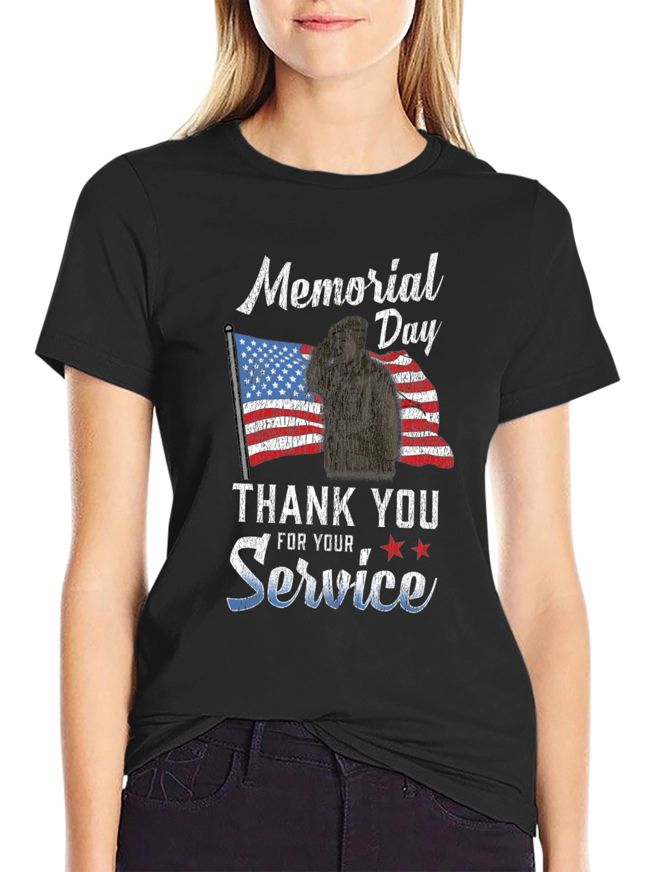 Memorial Day Thank You Service T-Shirt