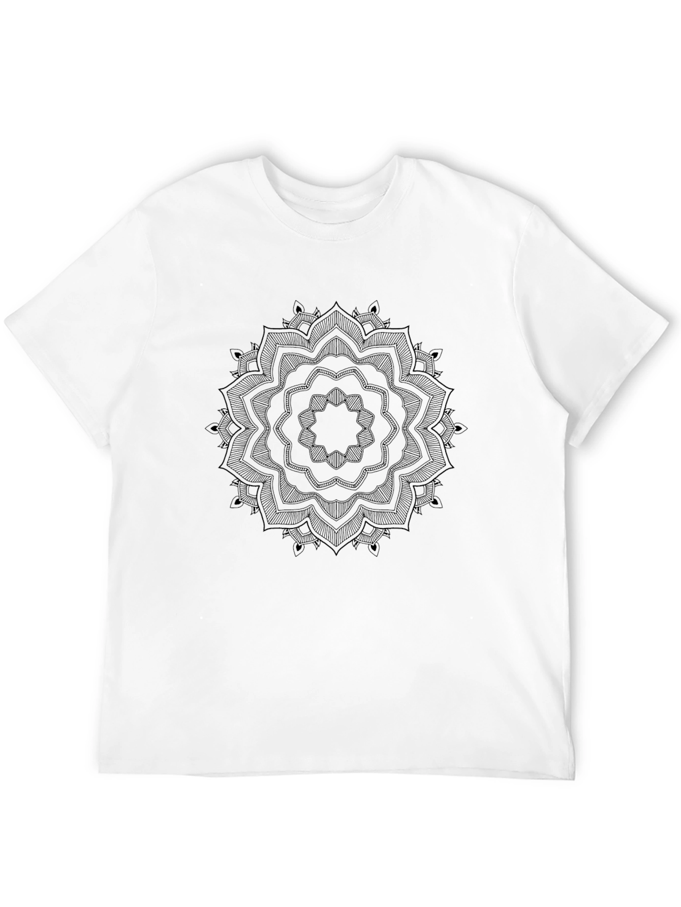 Black Mandala Graphic T-Shirt