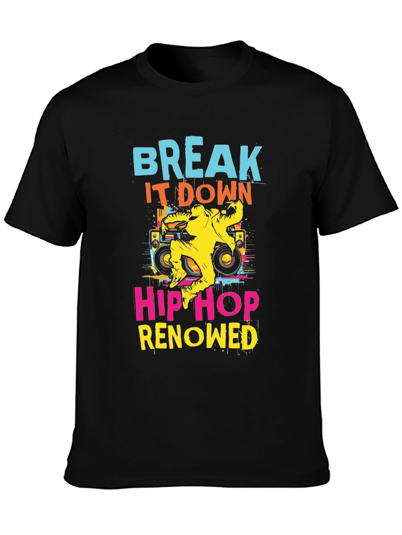 Break It Down Hip Hop Graphic Tee