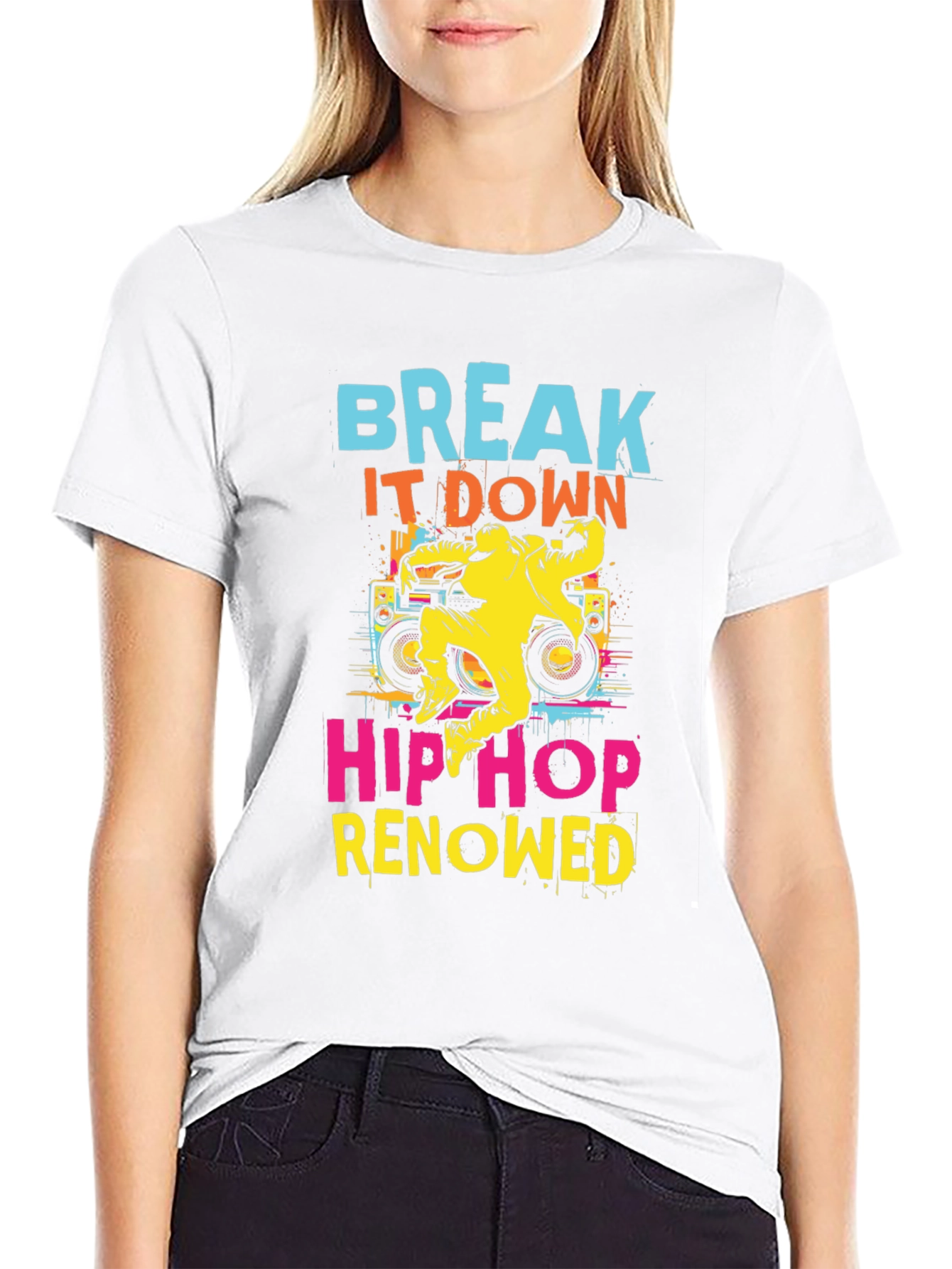 Break It Down Hip Hop Graphic Tee