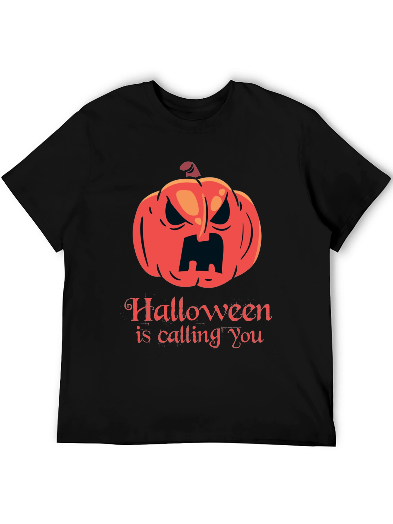 Halloween Calling Pumpkin Graphic Tee