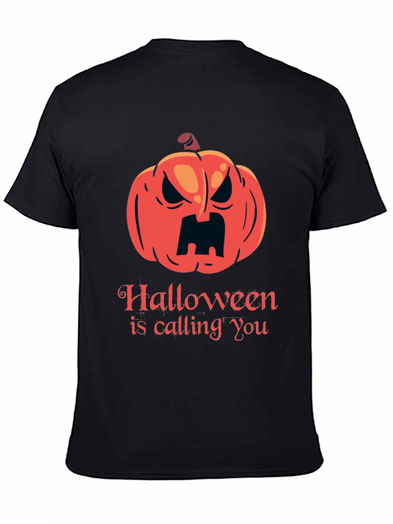 Halloween Calling Pumpkin Graphic Tee