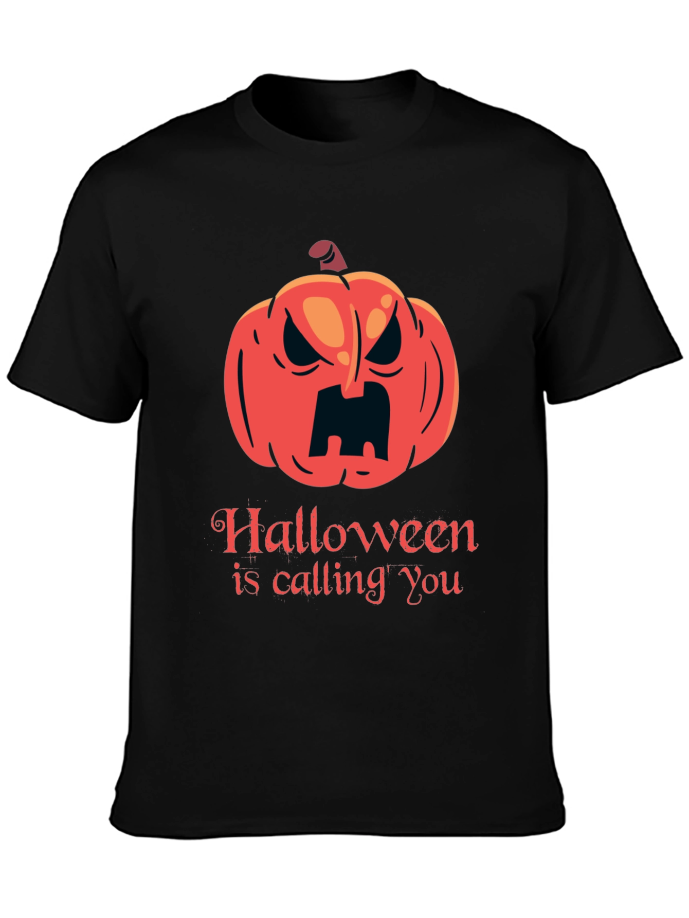 Halloween Calling Pumpkin Graphic Tee