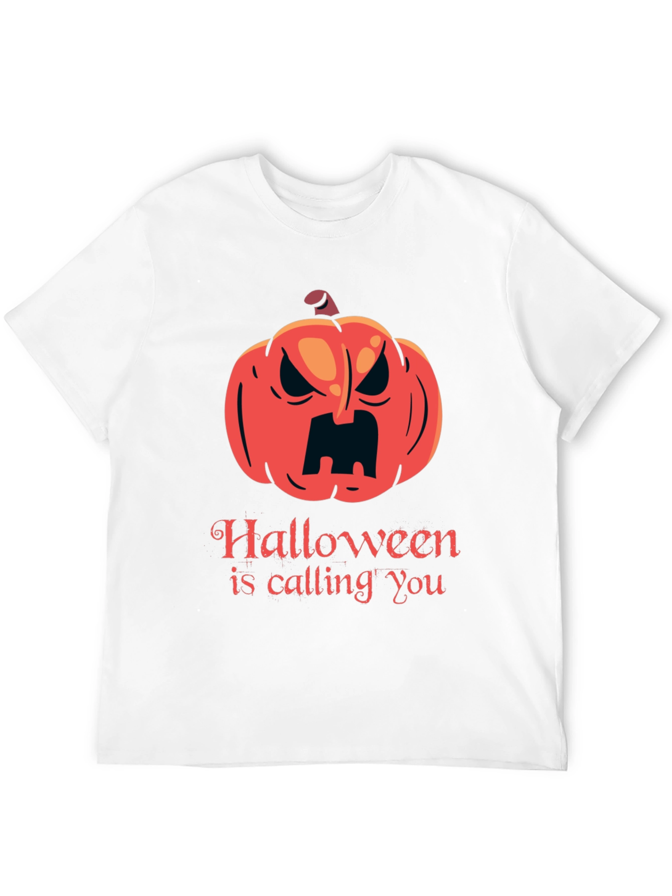 Halloween Calling Pumpkin Graphic Tee