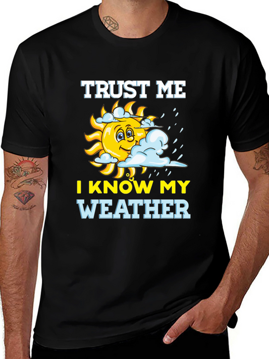Funny Weather Expert Graphic T-Shirt
