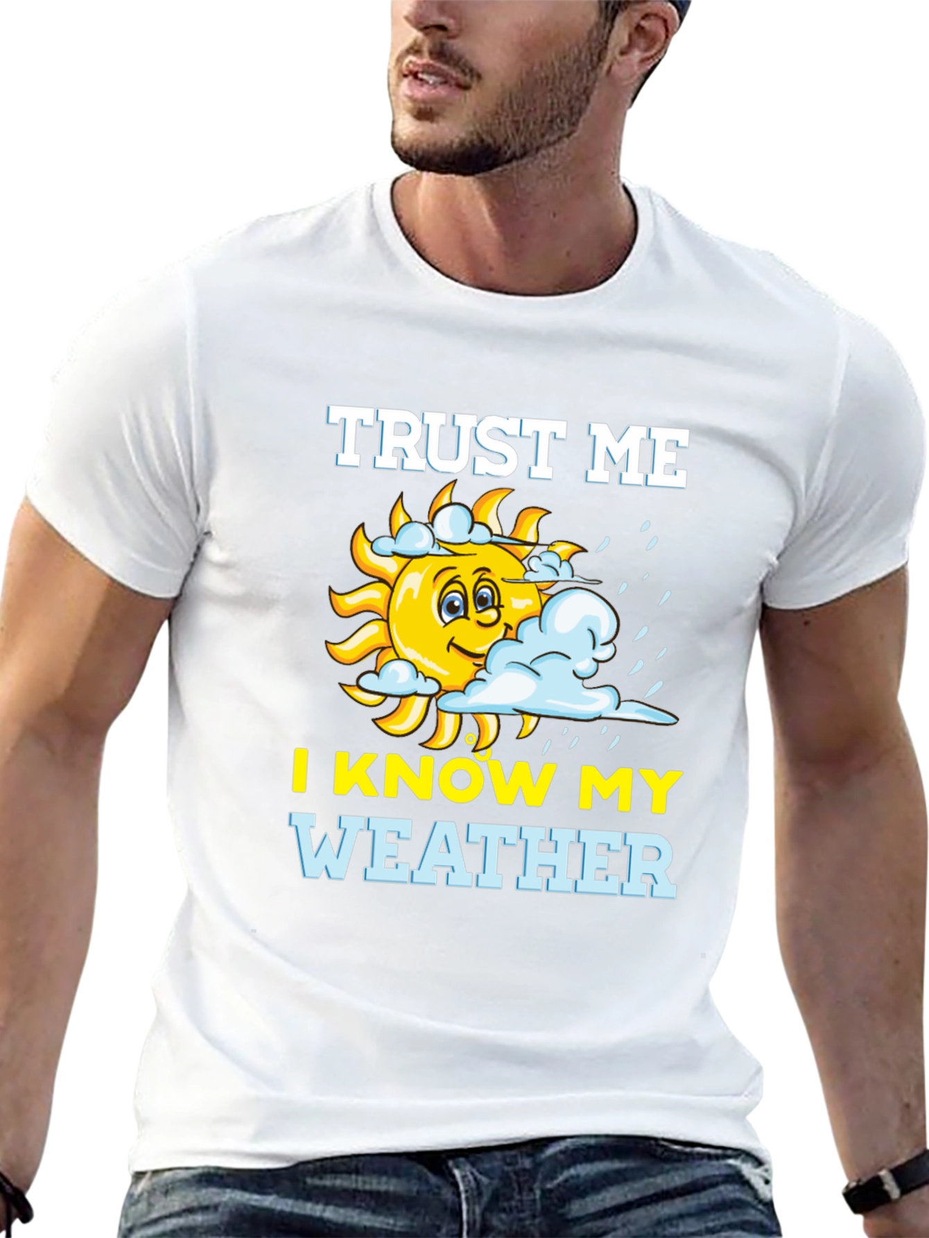Funny Weather Expert Graphic T-Shirt