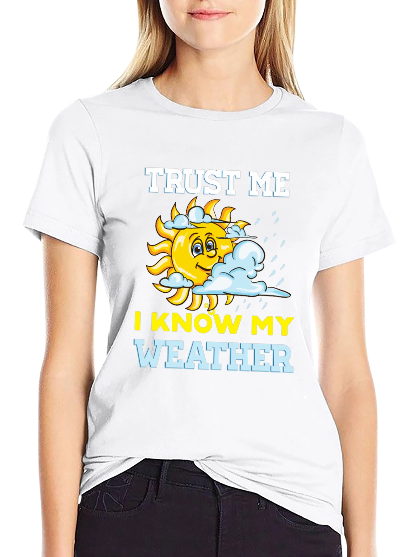 Funny Weather Expert Graphic T-Shirt