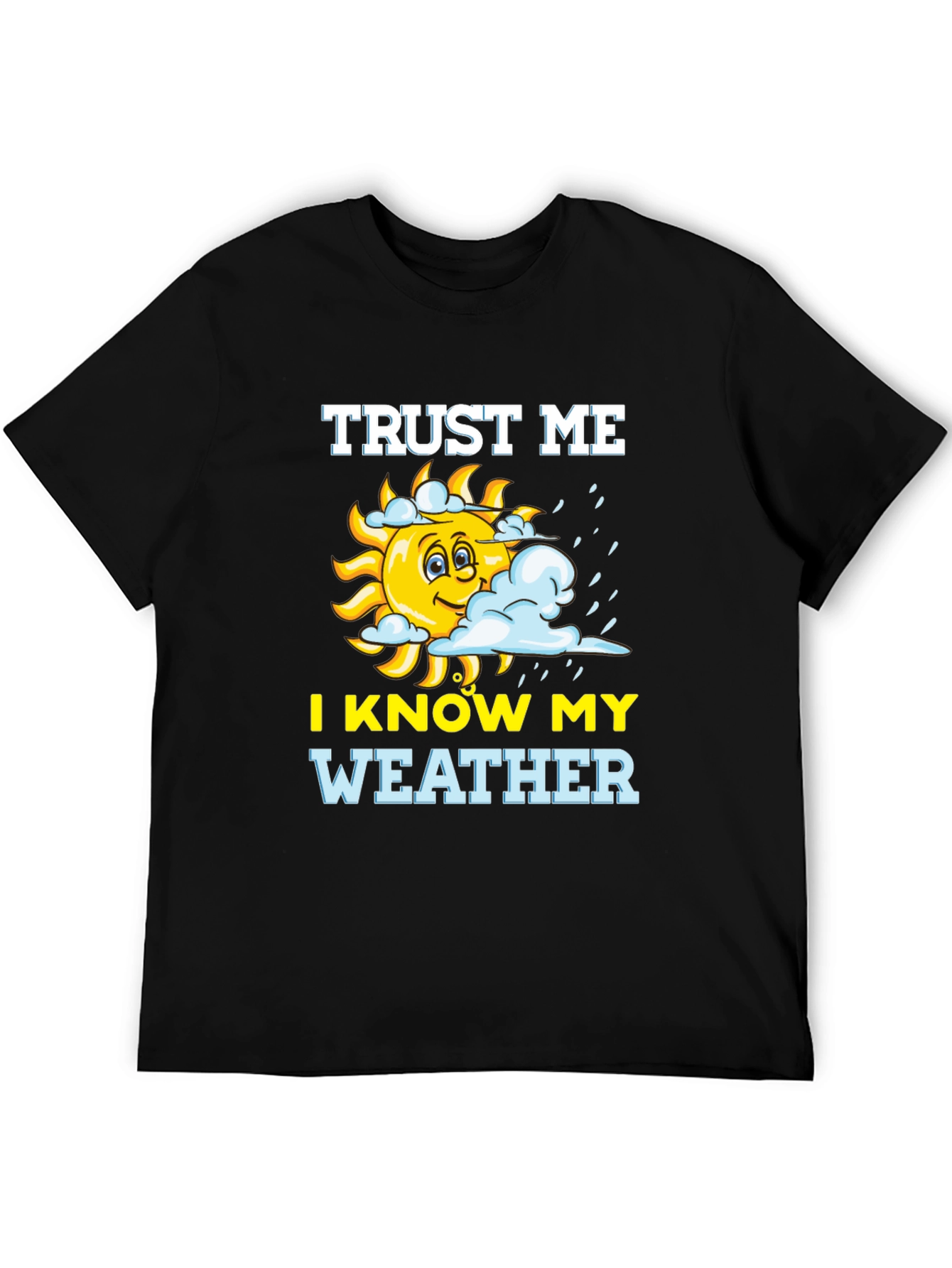 Funny Weather Expert Graphic T-Shirt
