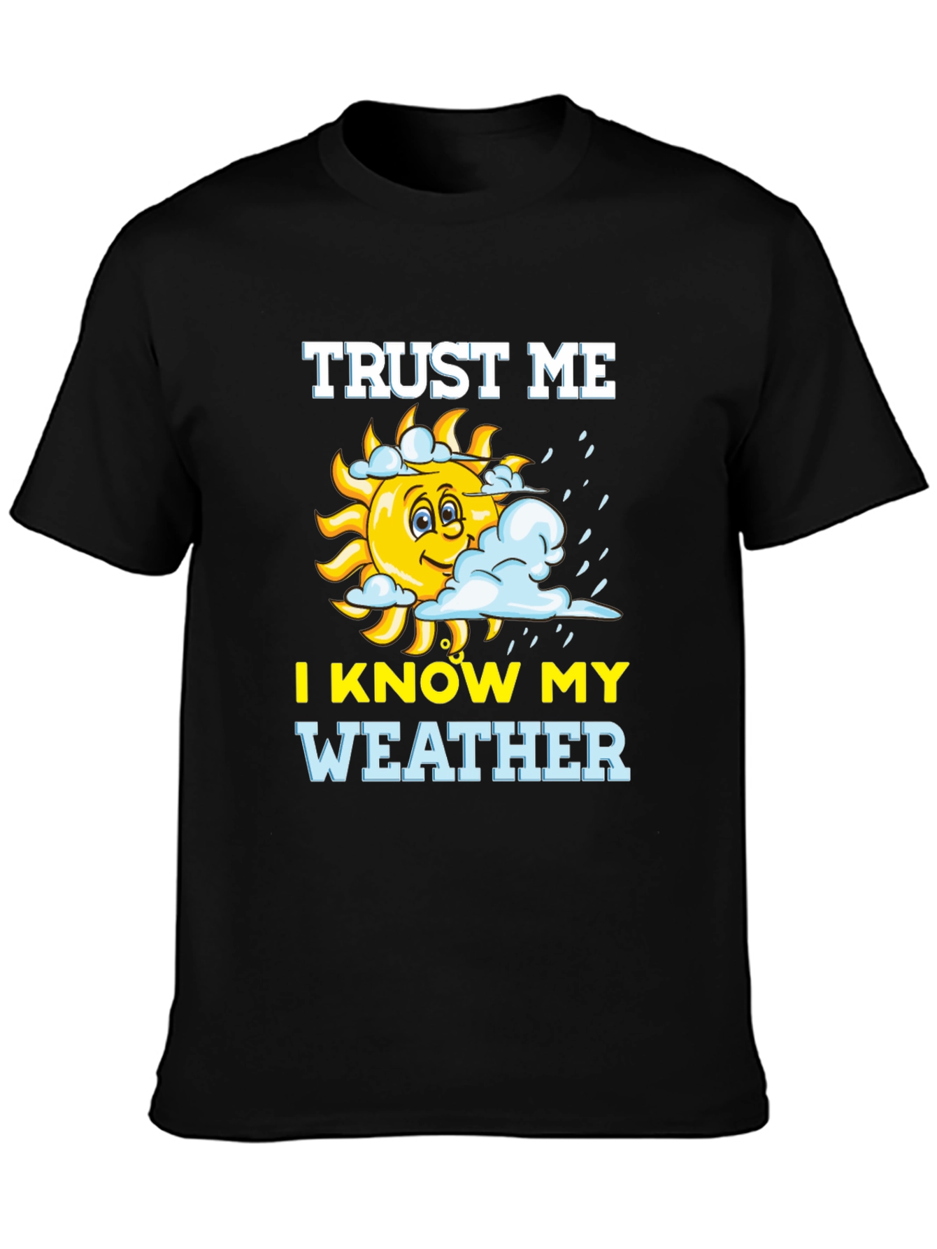 Funny Weather Expert Graphic T-Shirt