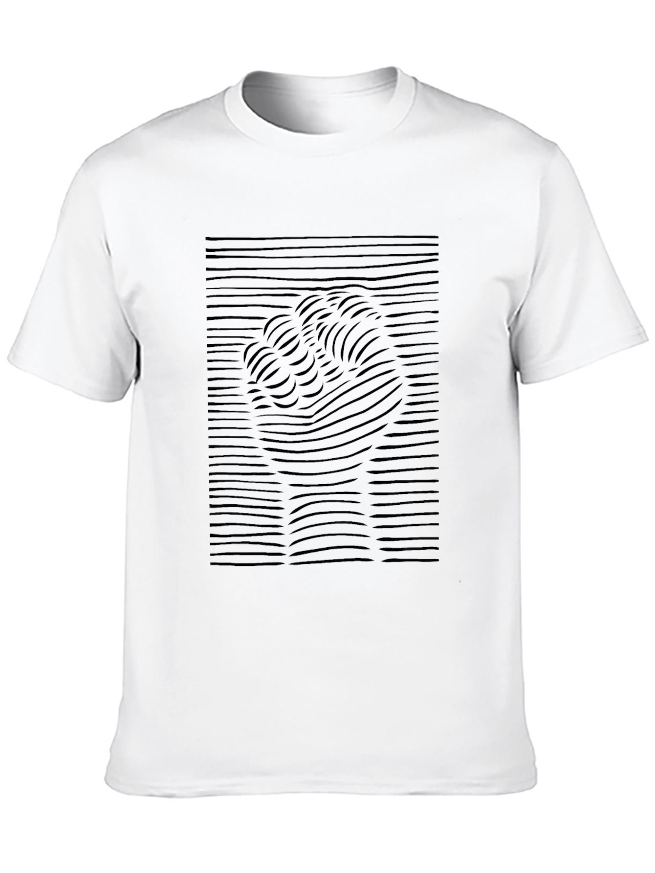 Abstract Fist Graphic Black T-Shirt