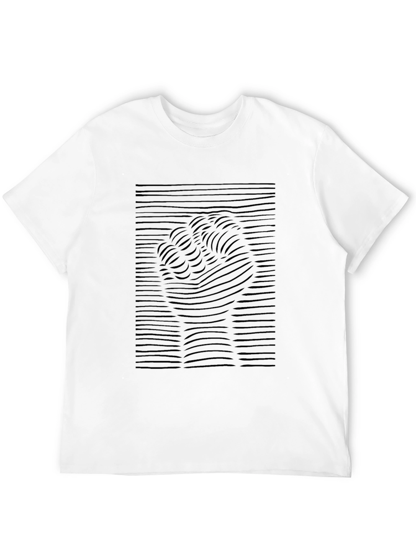 Abstract Fist Graphic Black T-Shirt