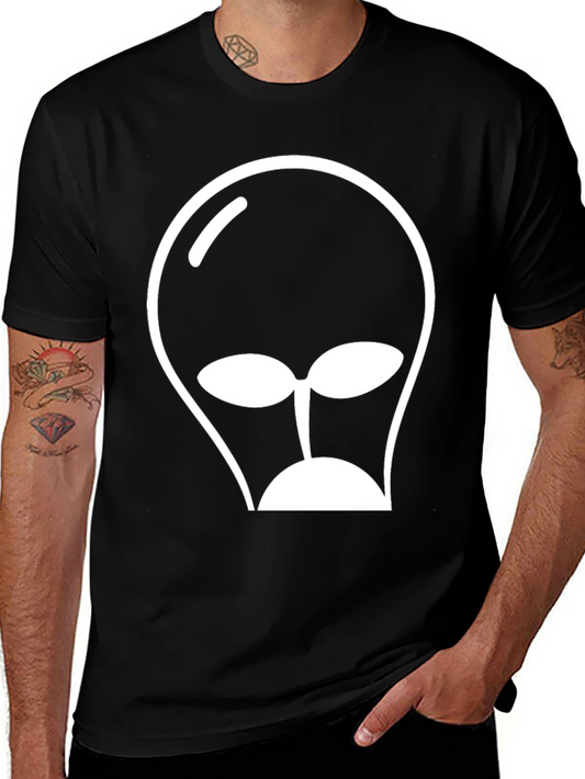 Alien Head Graphic Tee - Black T-Shirt