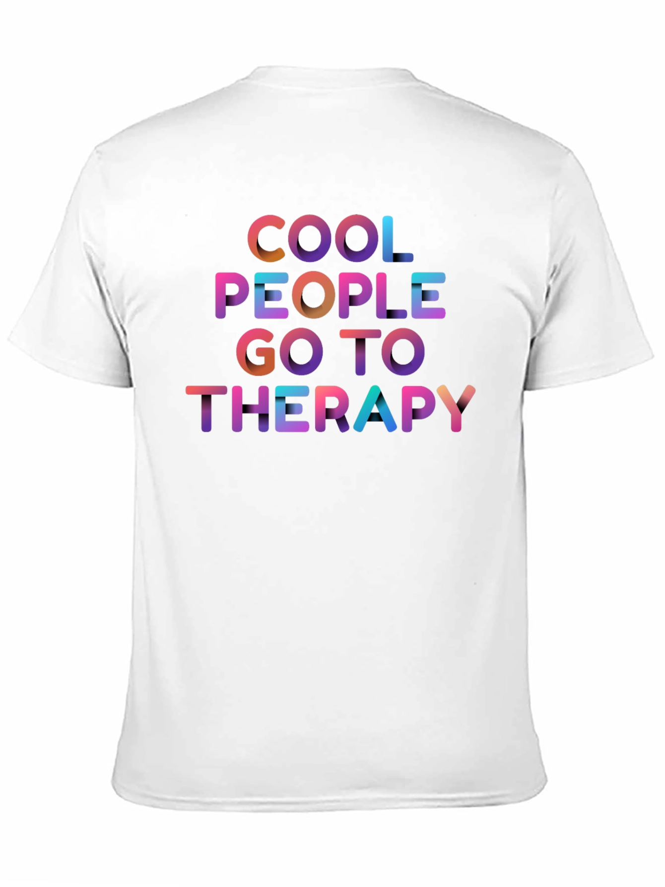 Cool People Go To Therapy Graphic Tee - Black