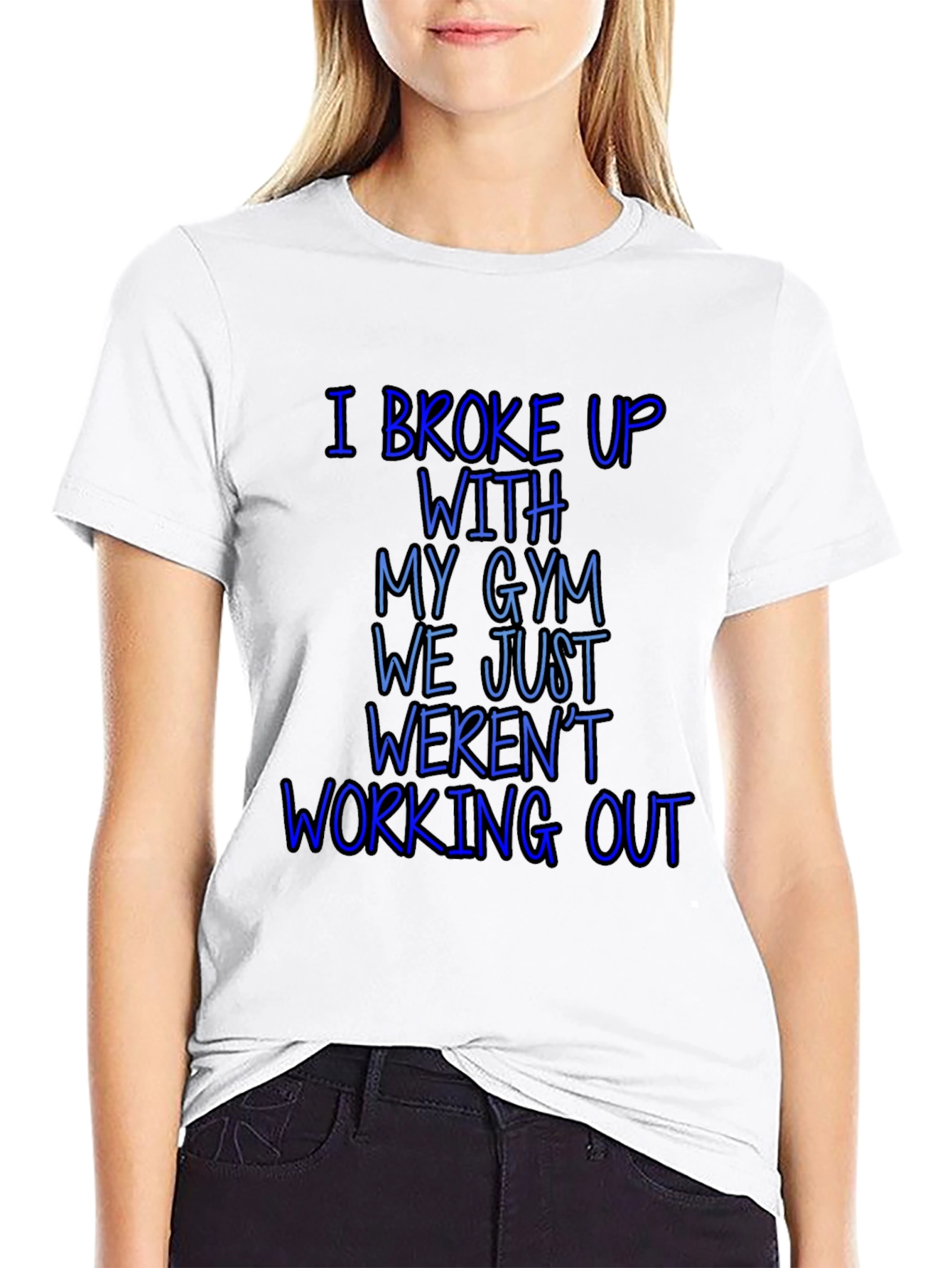 Gym Breakup Graphic Tee - Funny Workout Shirt