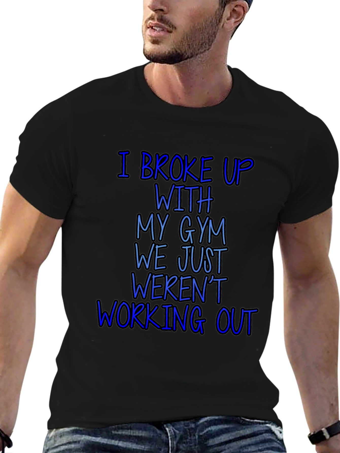 Gym Breakup Graphic Tee - Funny Workout Shirt