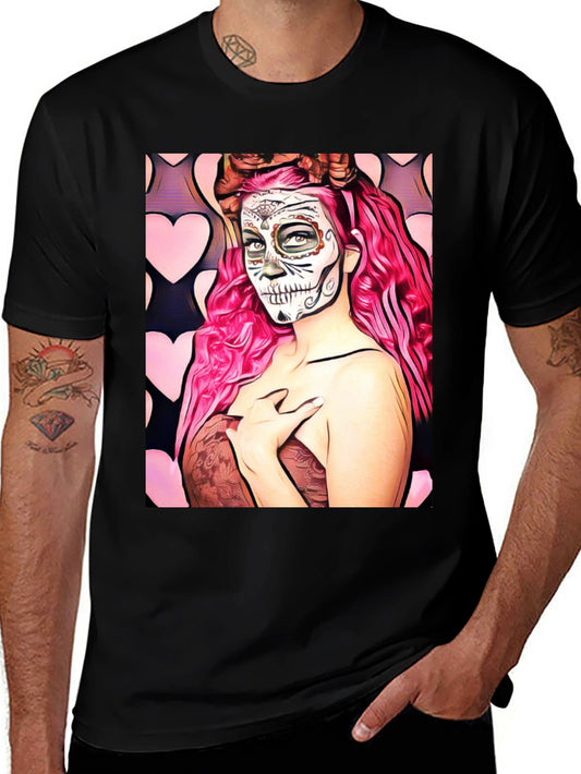 Sugar Skull Woman Graphic Tee