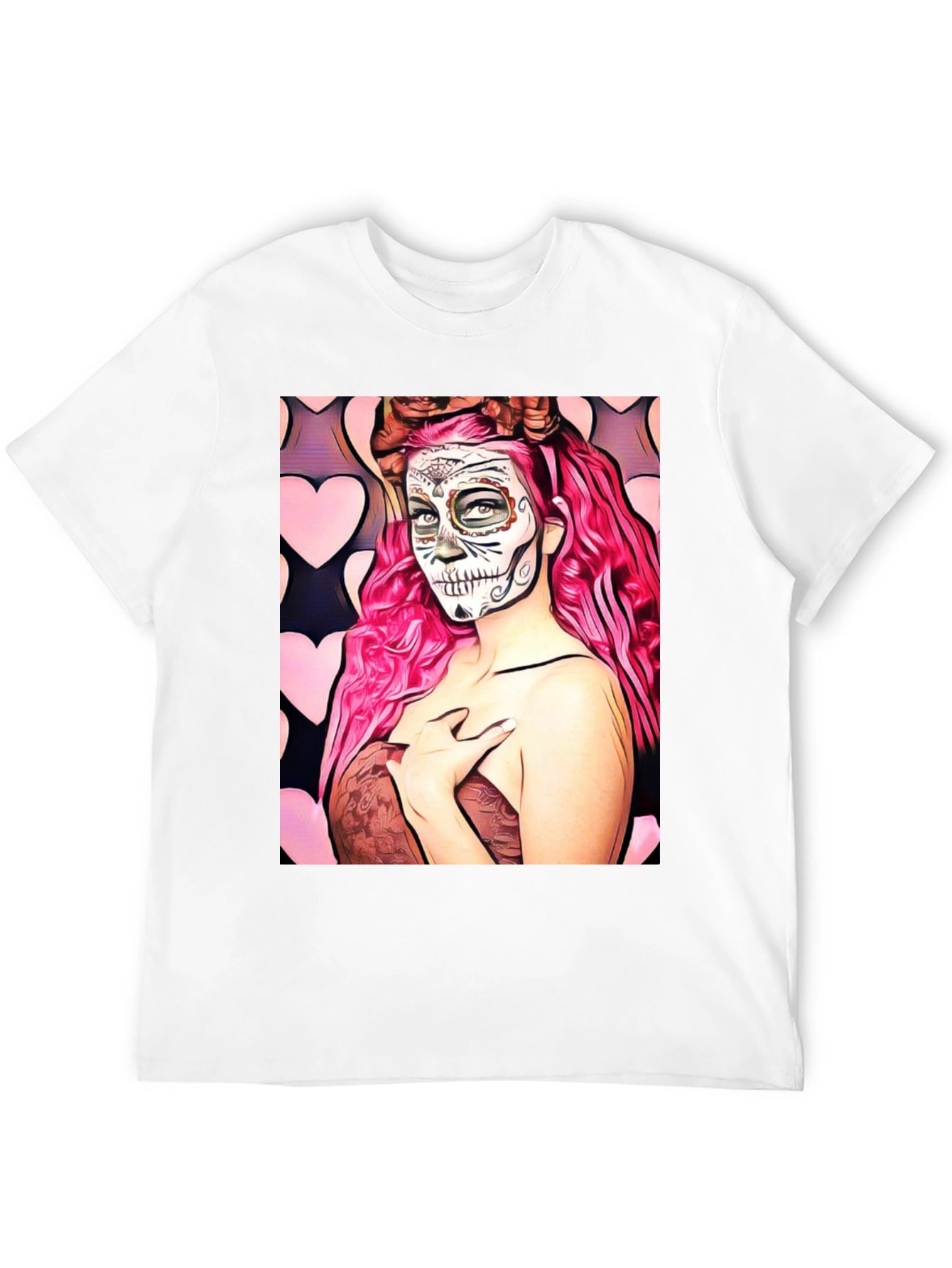 Sugar Skull Woman Graphic Tee
