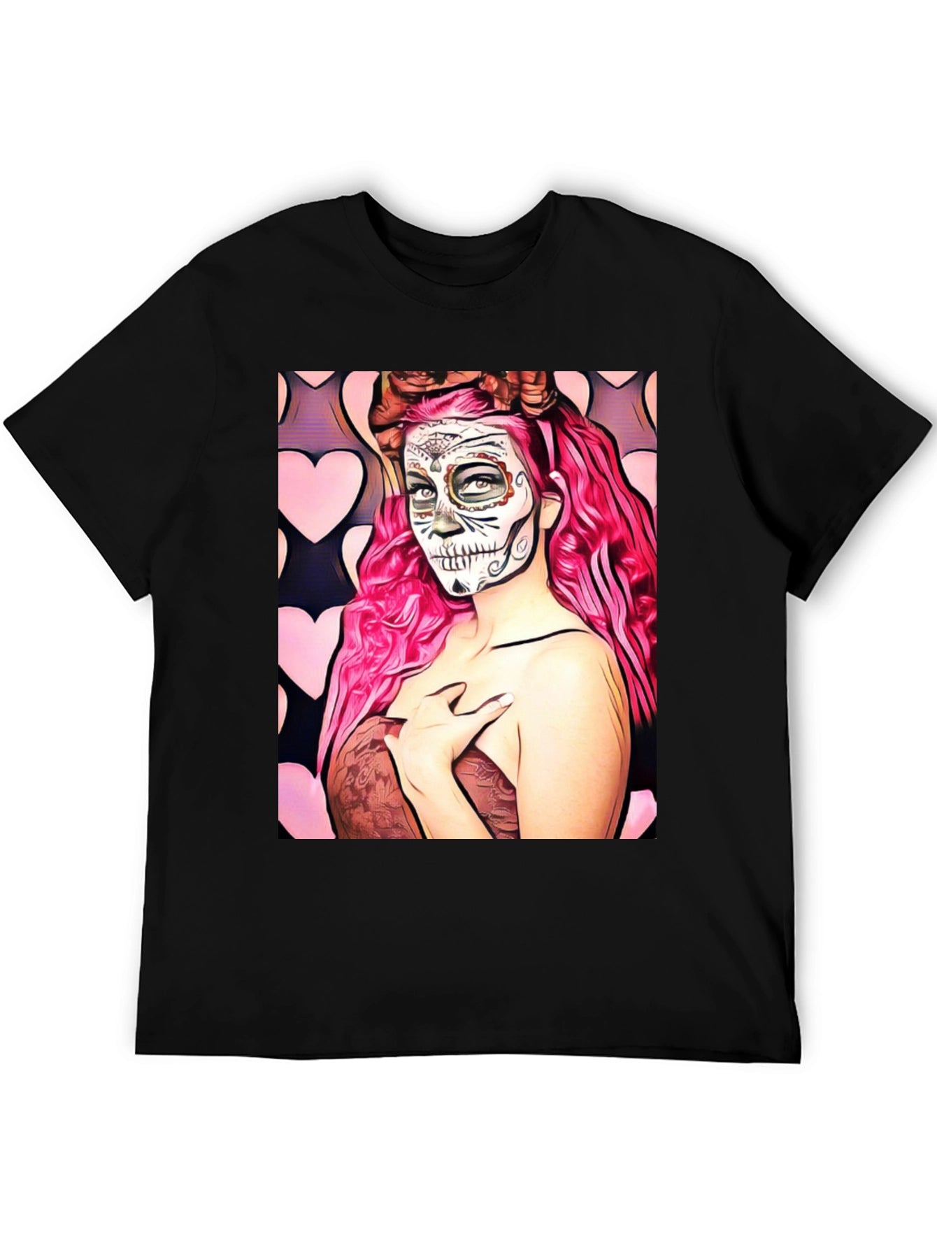 Sugar Skull Woman Graphic Tee