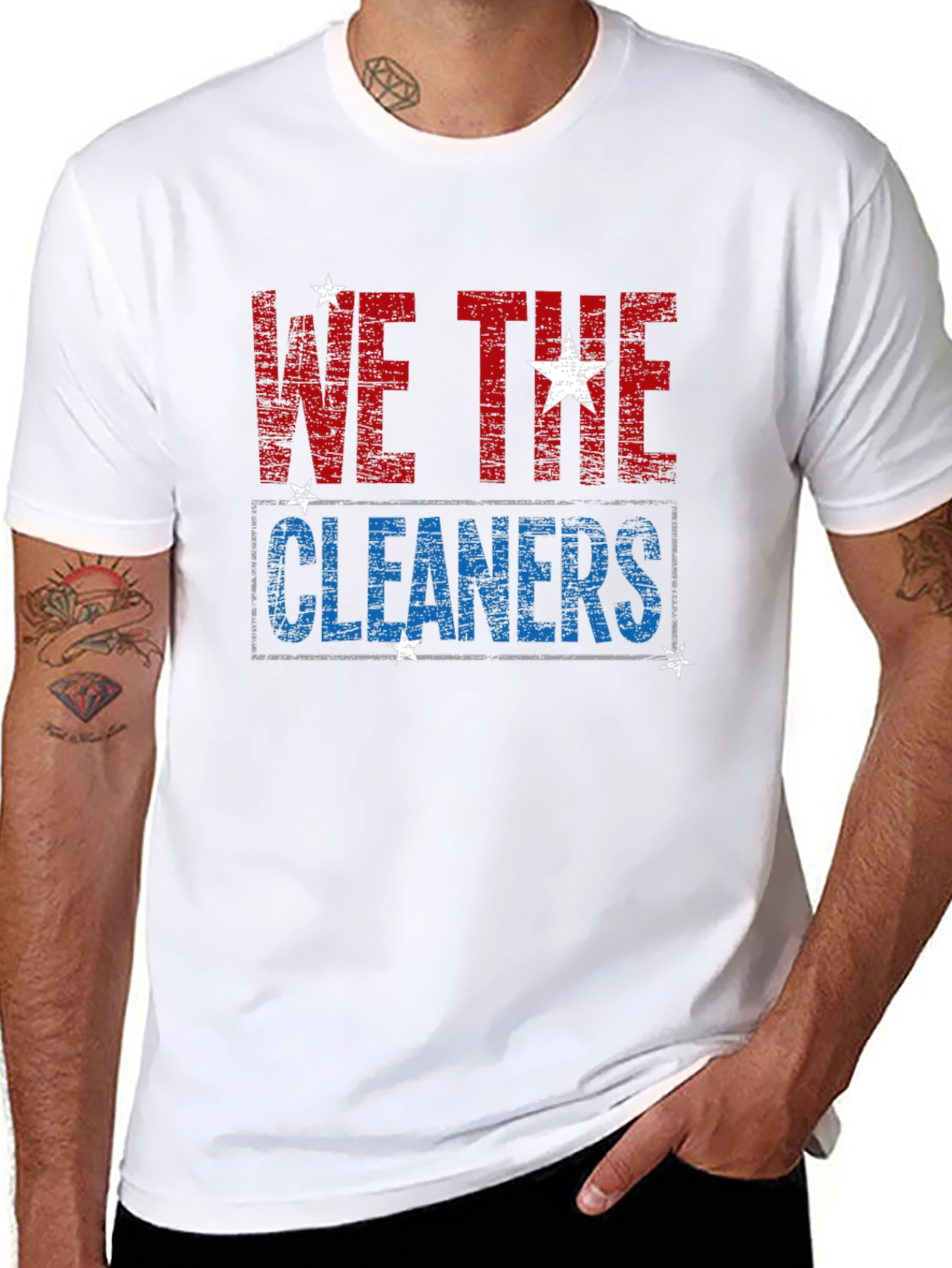 We the Cleaners Patriotic T-Shirt