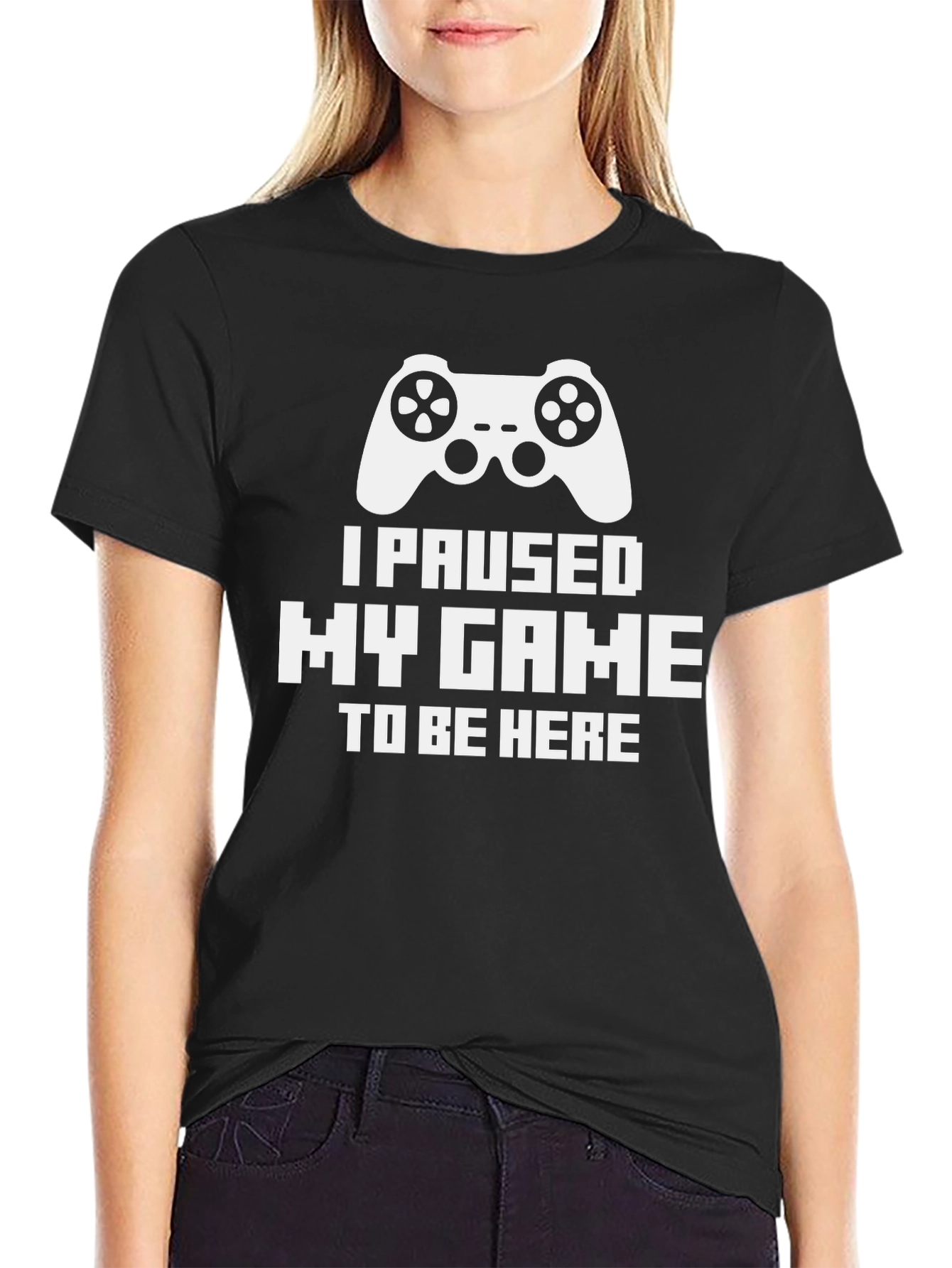 I Paused My Game Funny Gamer T-Shirt