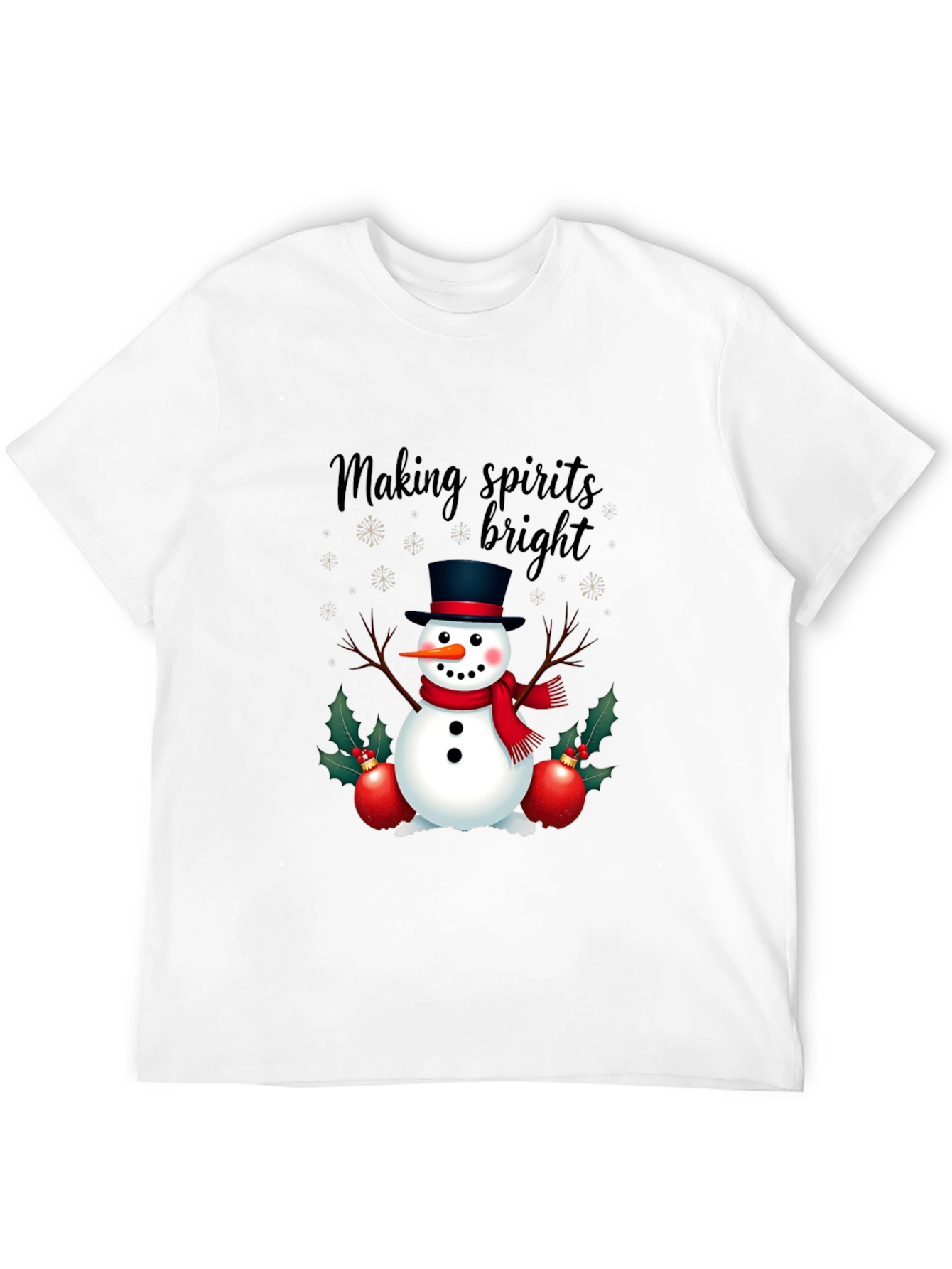 Festive Snowman T-Shirt: Making Spirits Bright!