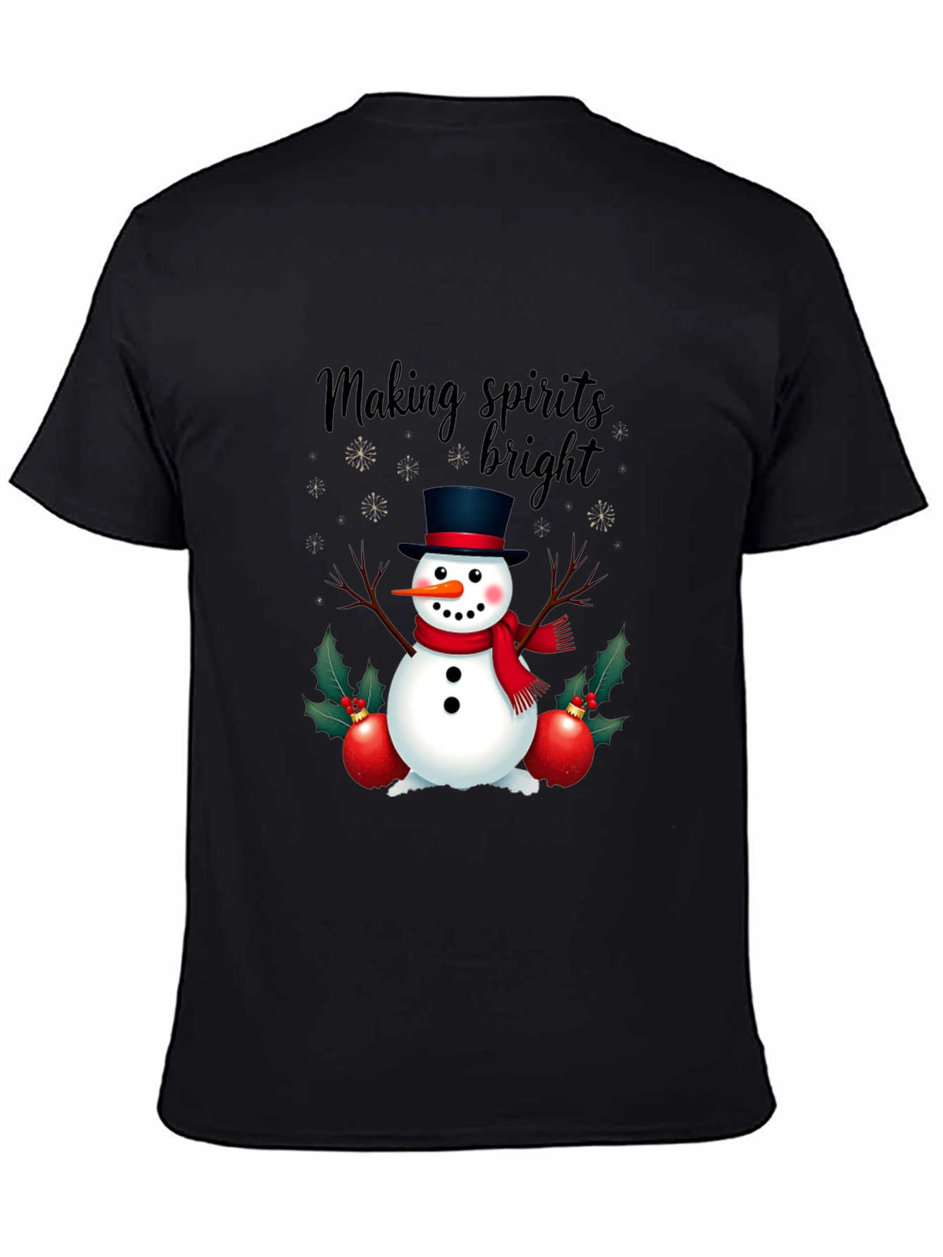 Festive Snowman T-Shirt: Making Spirits Bright!