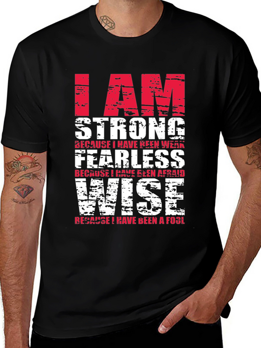 I Am Strong T-Shirt - Motivational Graphic Tee