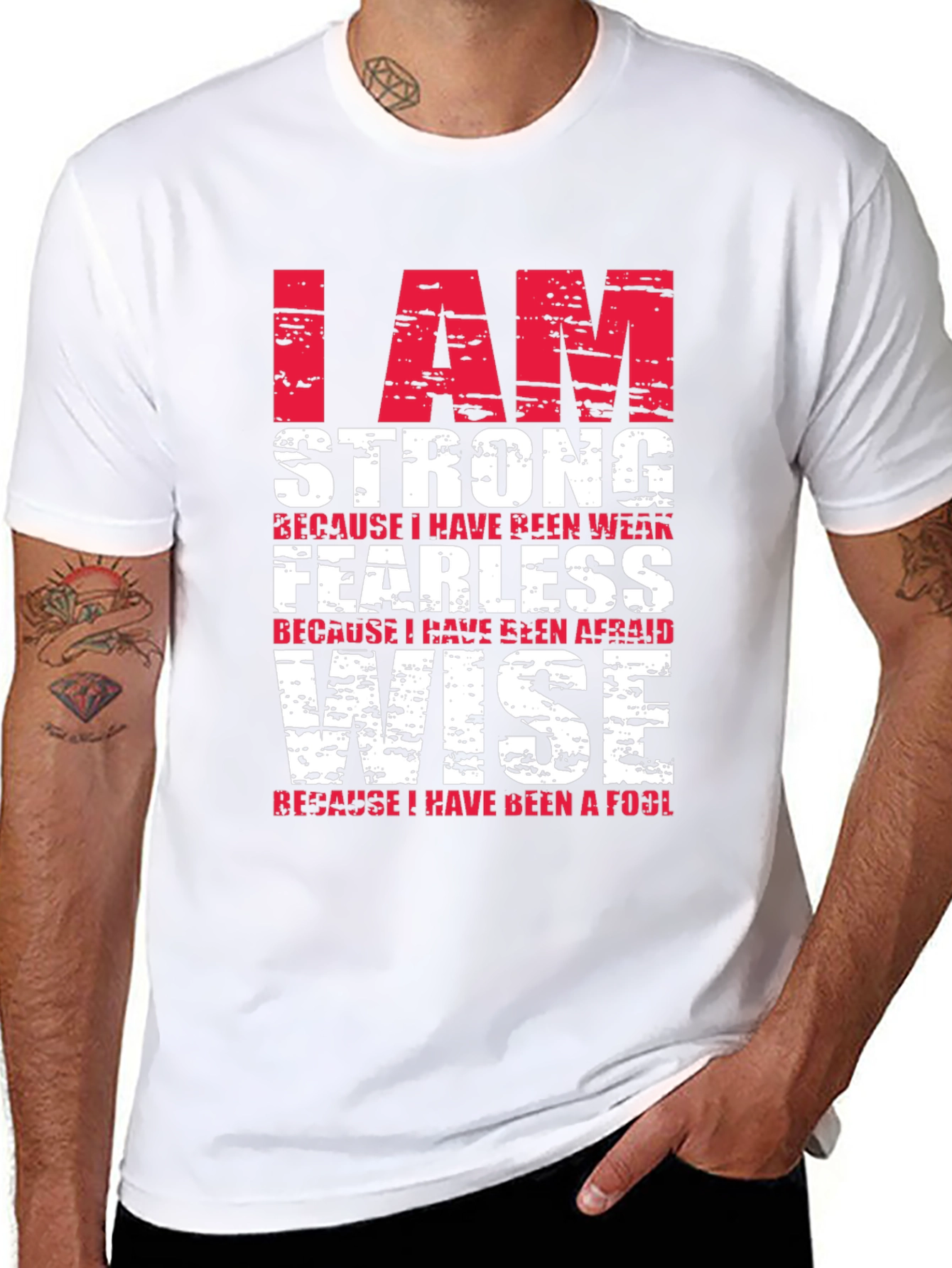 I Am Strong T-Shirt - Motivational Graphic Tee