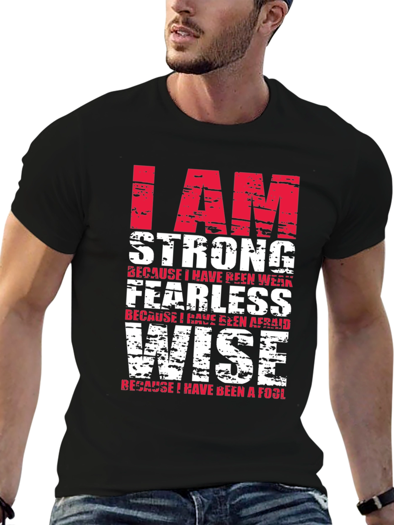 I Am Strong T-Shirt - Motivational Graphic Tee