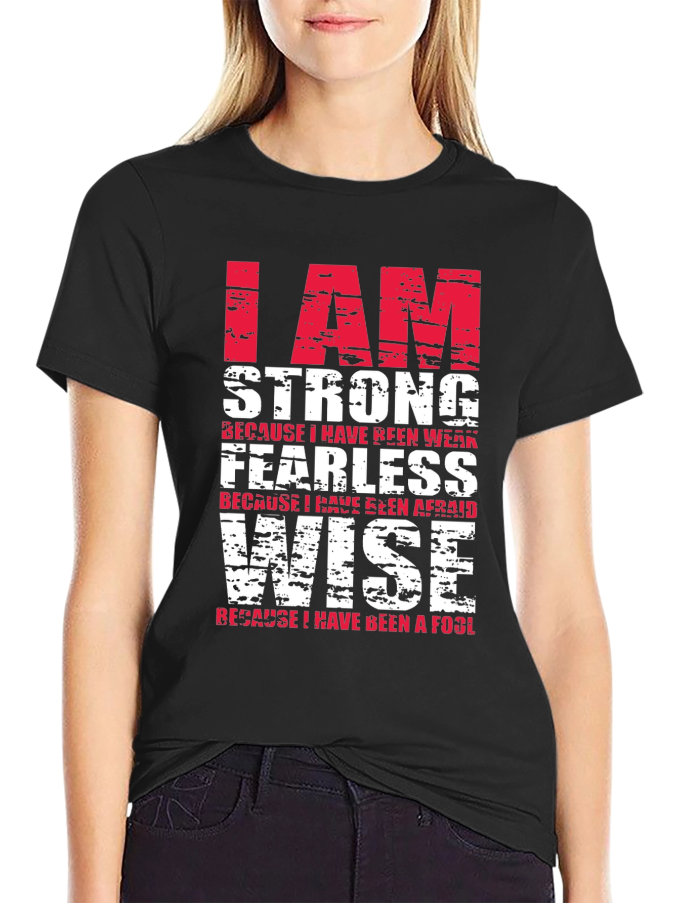 I Am Strong T-Shirt - Motivational Graphic Tee