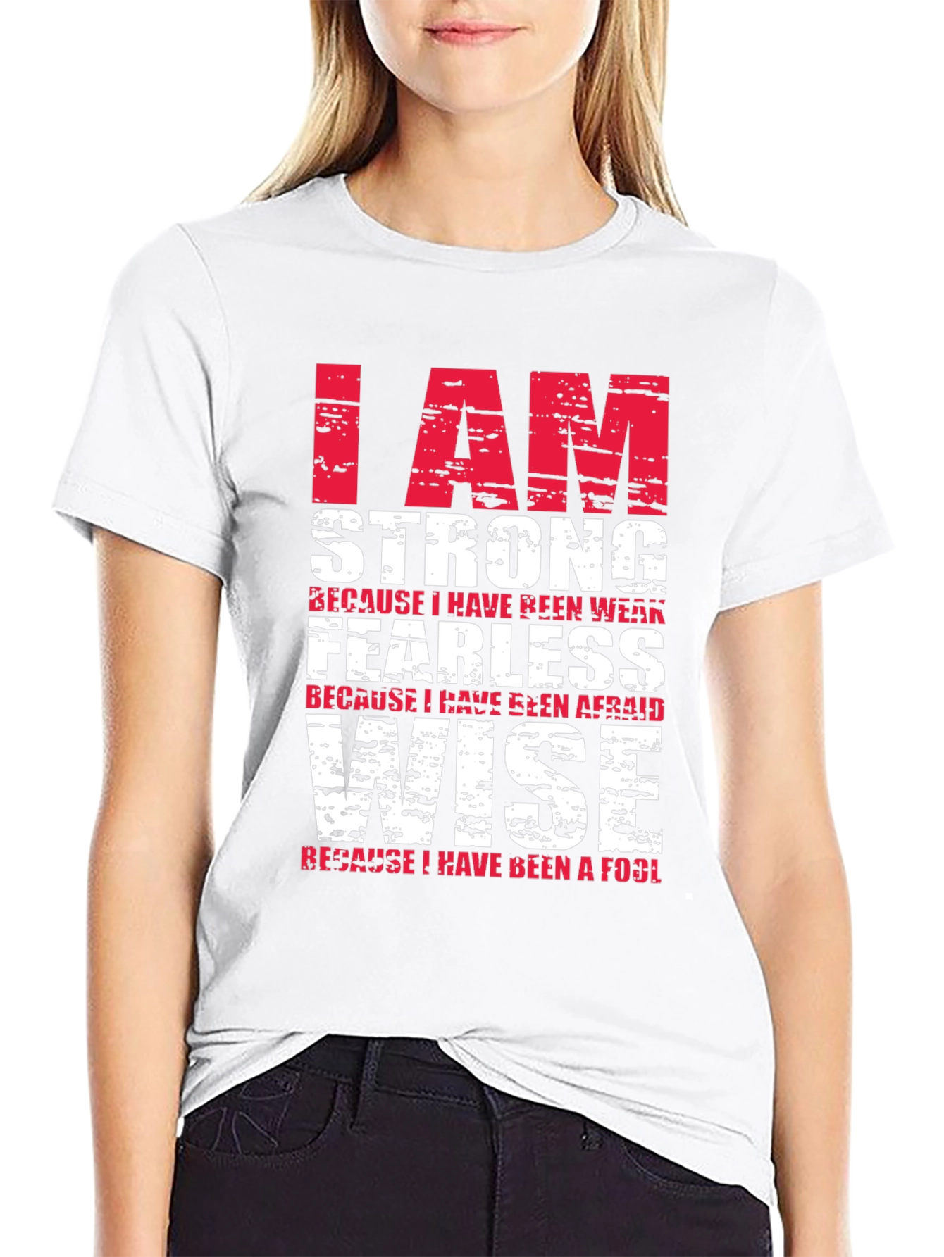 I Am Strong T-Shirt - Motivational Graphic Tee