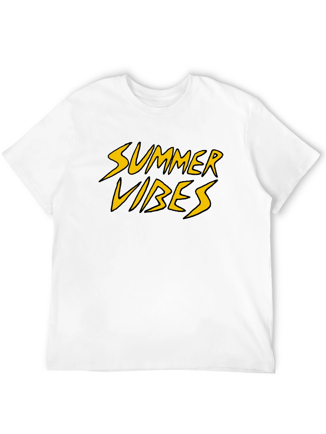 Summer Vibes Graphic Tee - Black