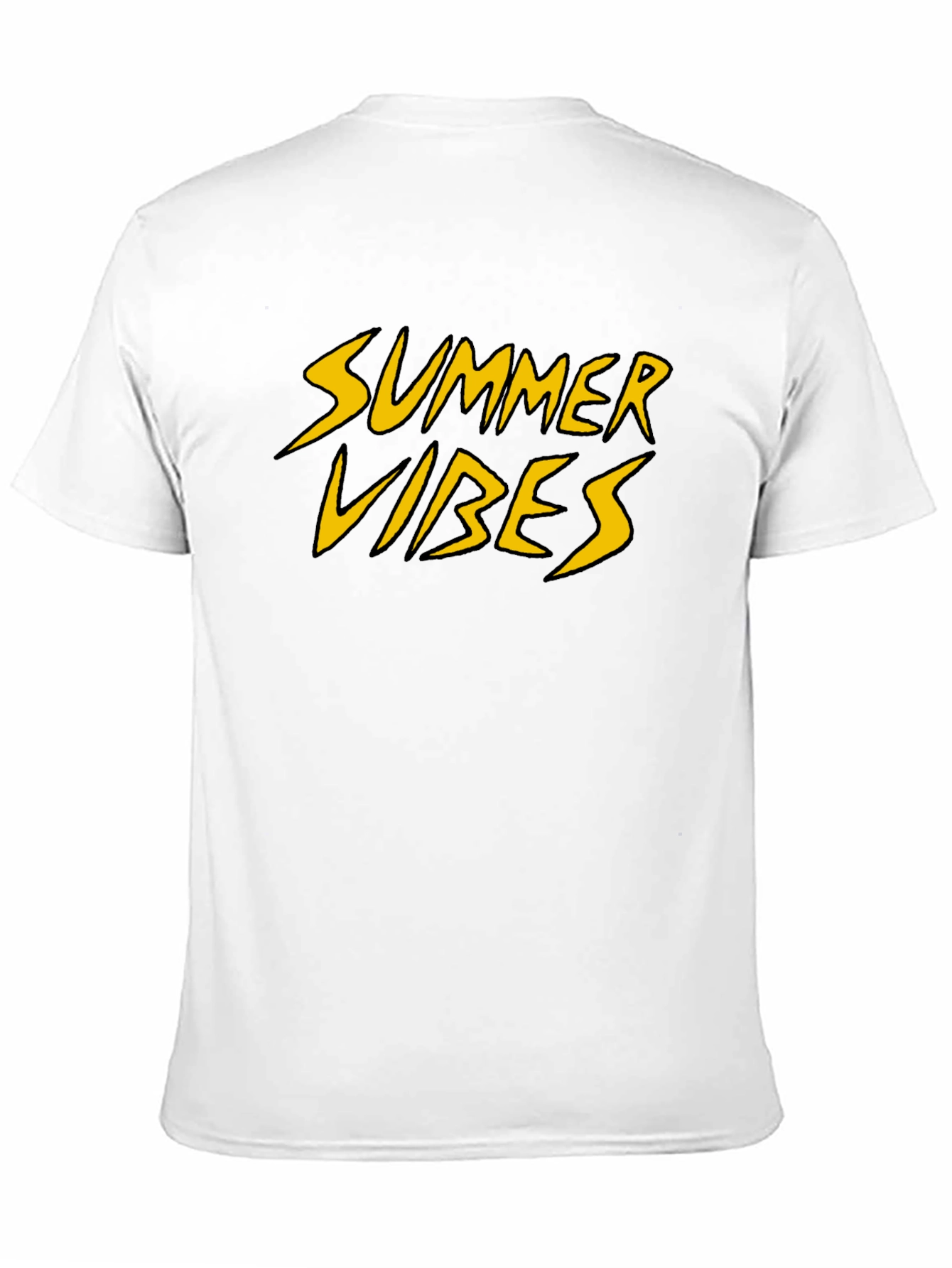 Summer Vibes Graphic Tee - Black
