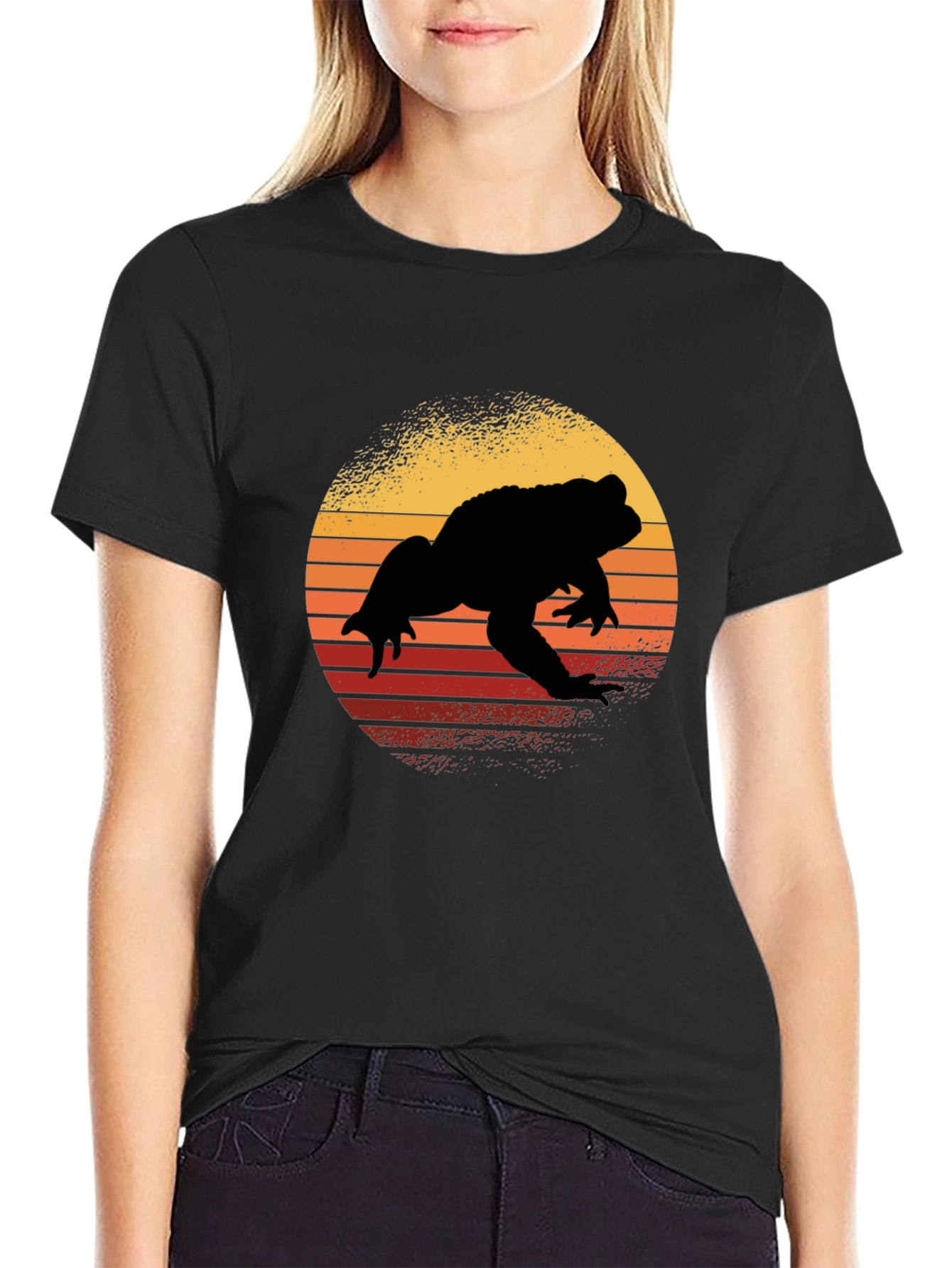 Retro Sunset Toad T-Shirt