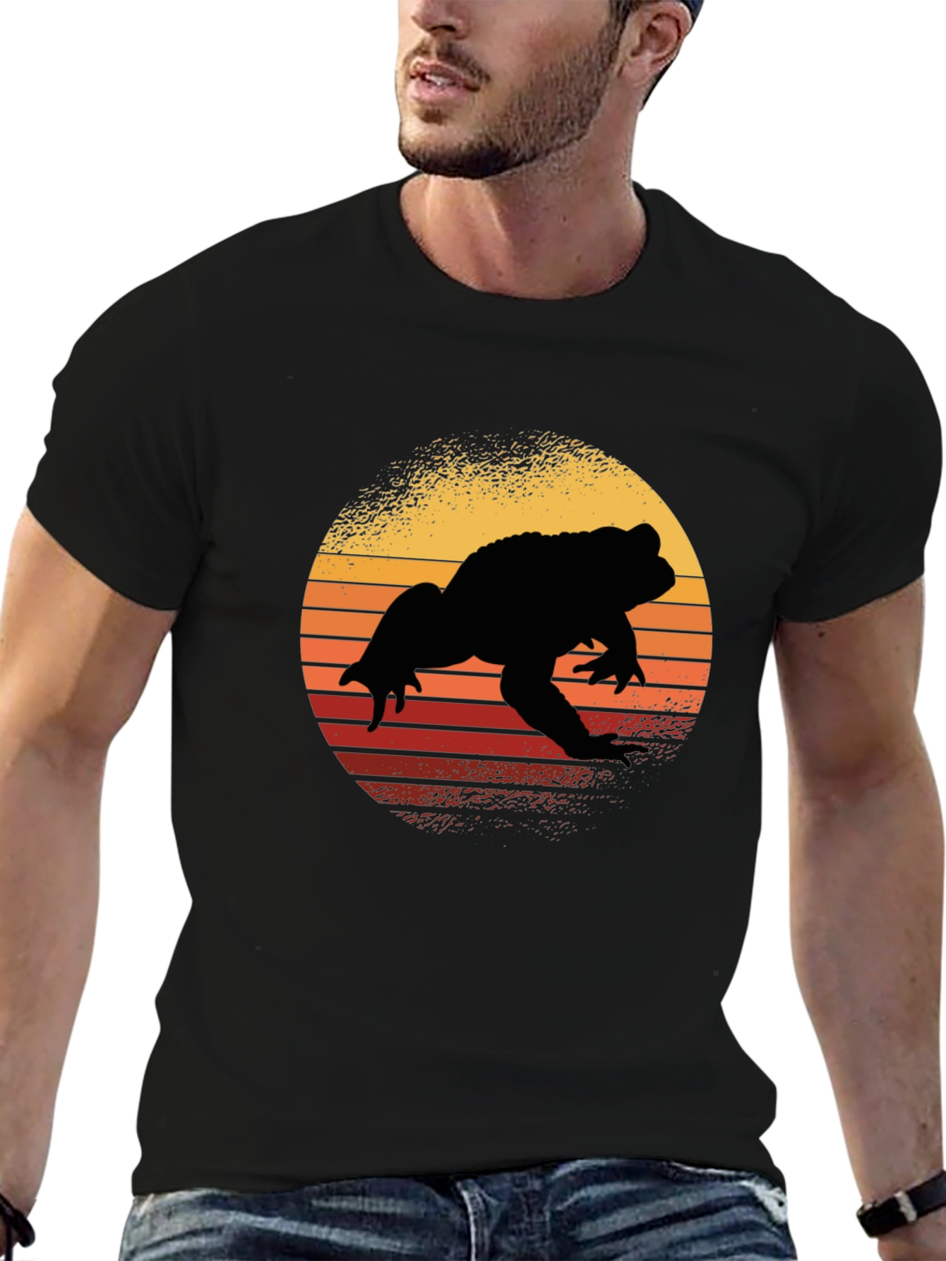 Retro Sunset Toad T-Shirt