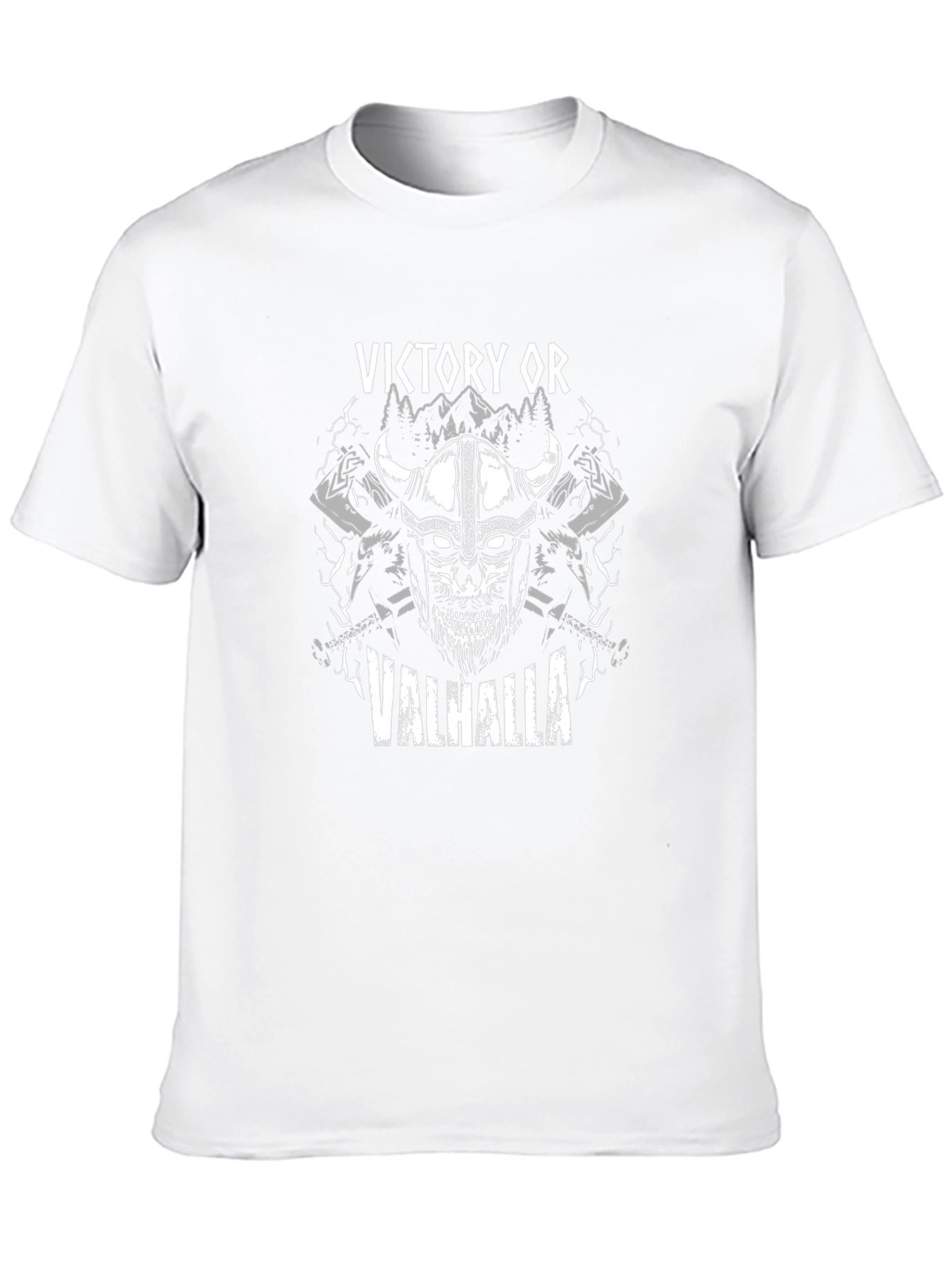 Victory or Valhalla Viking Skull T-Shirt