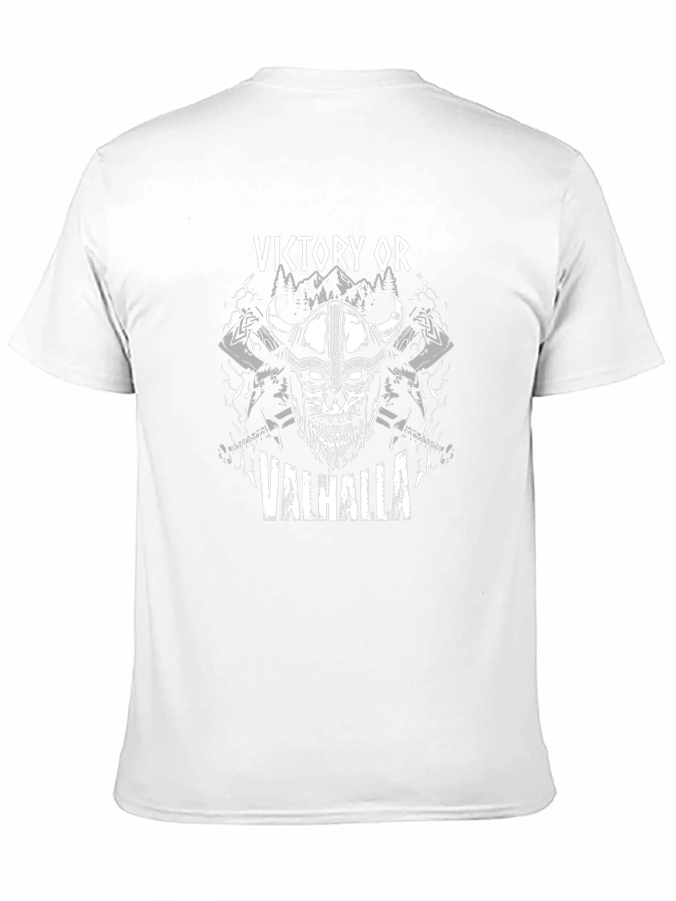 Victory or Valhalla Viking Skull T-Shirt