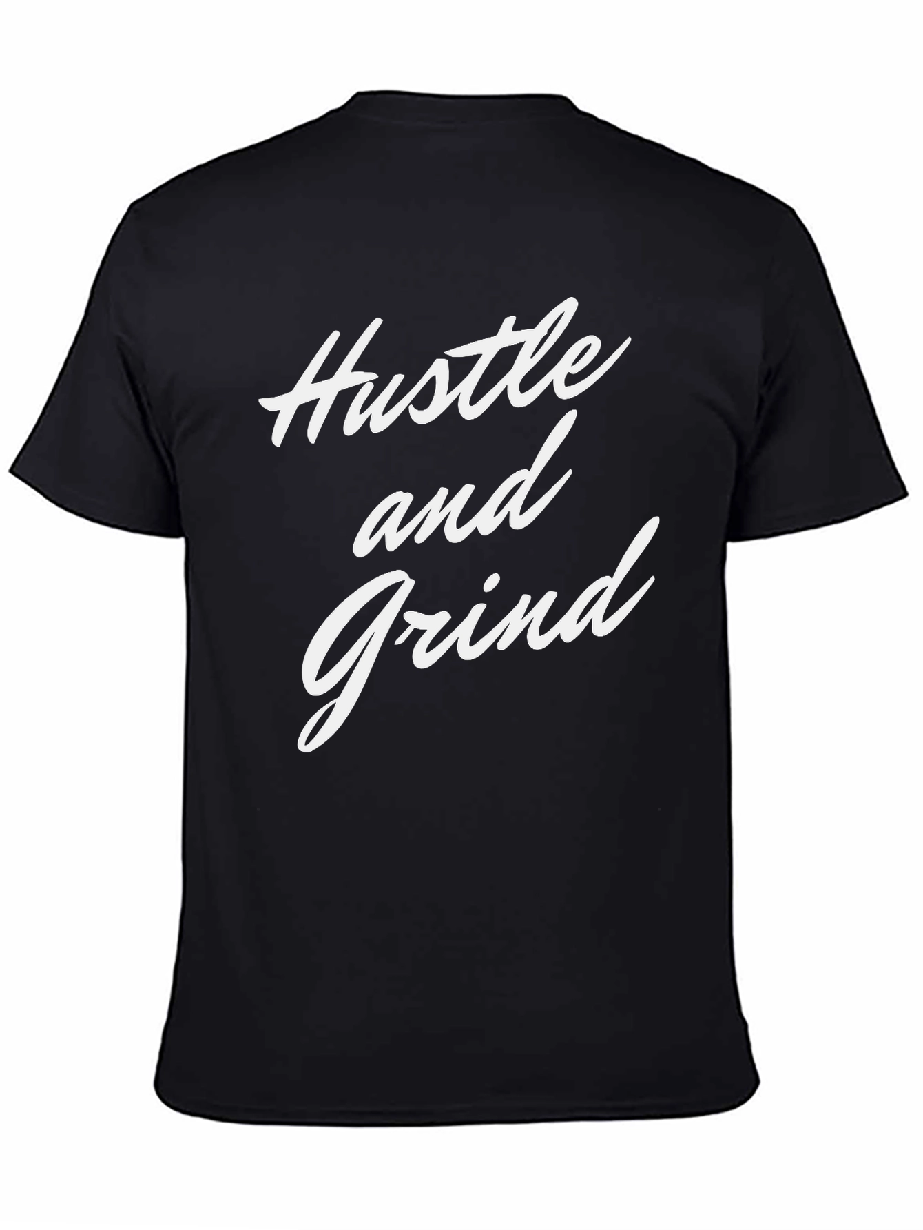 Hustle and Grind Black Graphic Tee