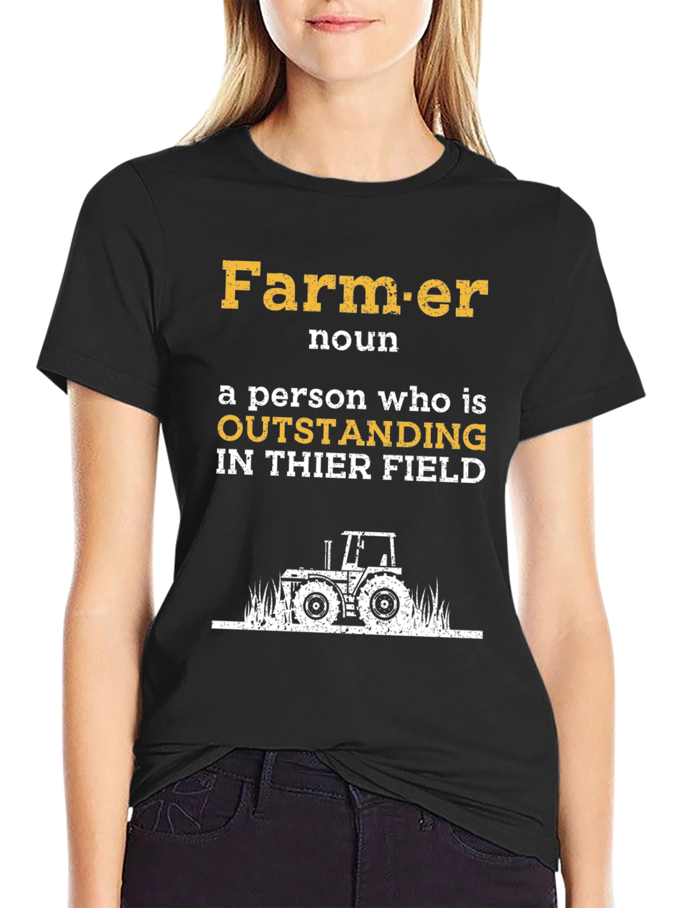 Farmer Definition Graphic Tee - Outstanding in Their Field