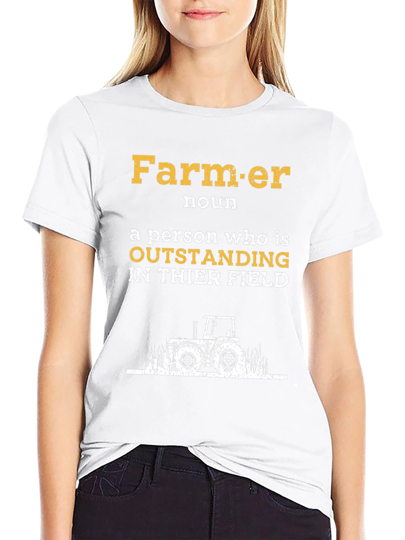 Farmer Definition Graphic Tee - Outstanding in Their Field