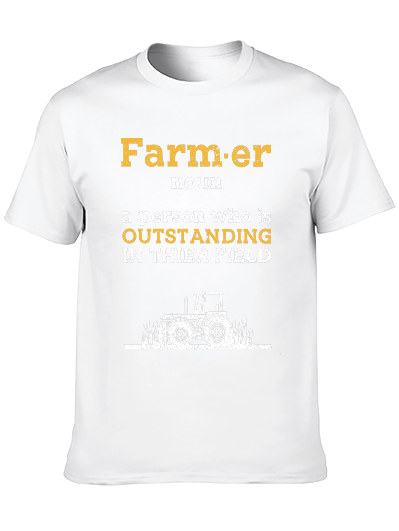 Farmer Definition Graphic Tee - Outstanding in Their Field