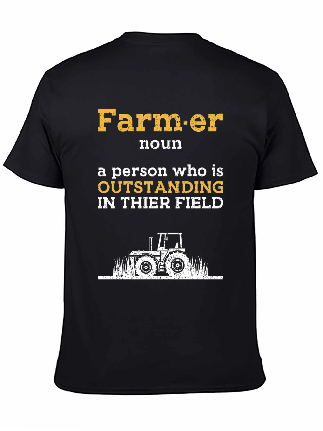 Farmer Definition Graphic Tee - Outstanding in Their Field
